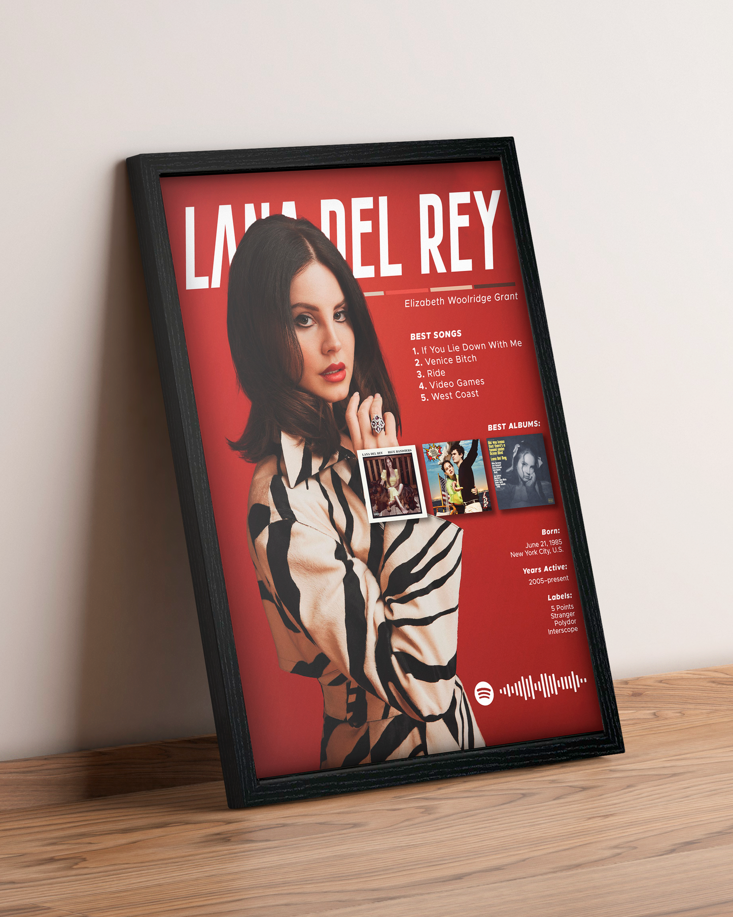 Lana Del Rey - Cuadro Artista
