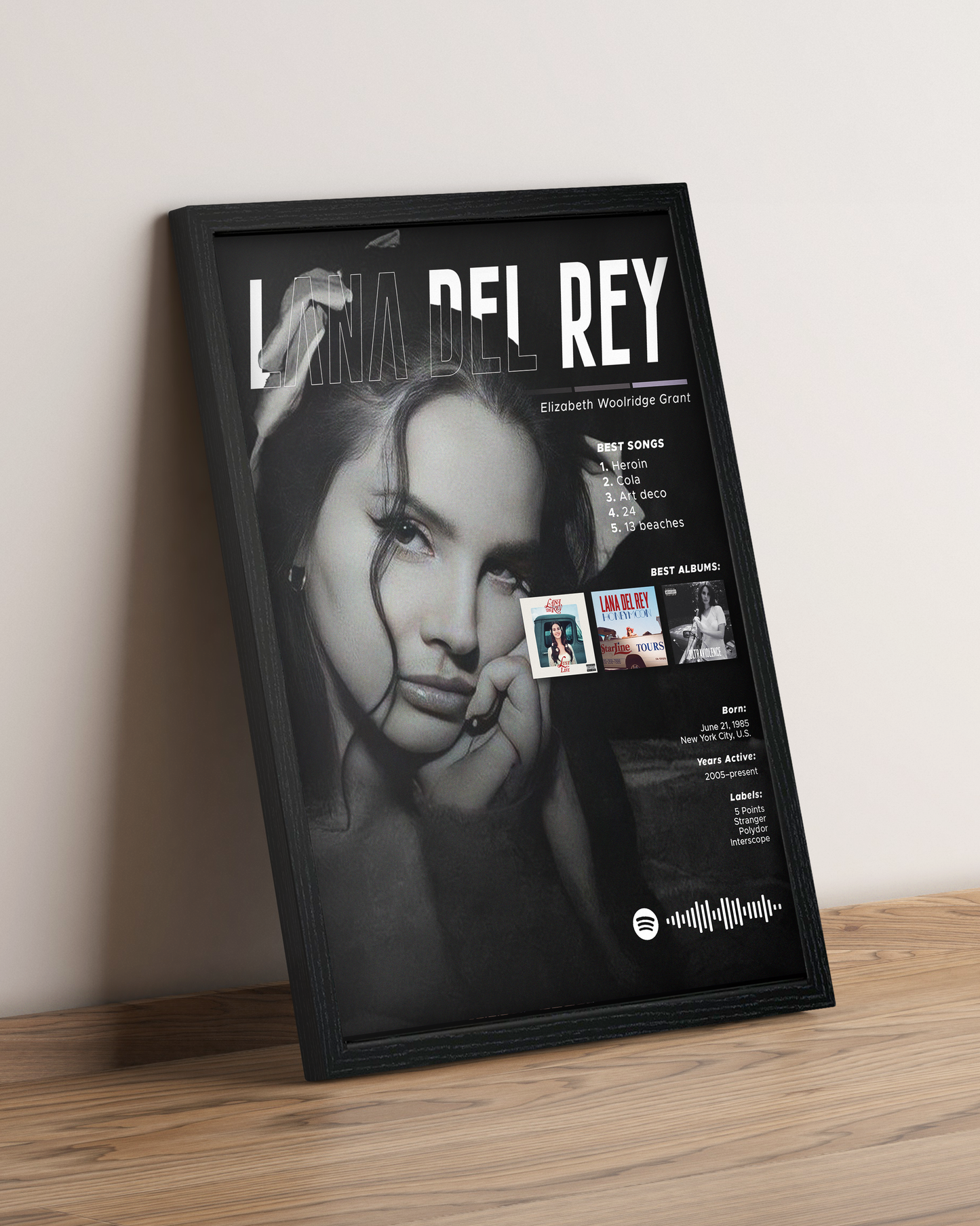 Lana del Rey - Cuadro Artista #3