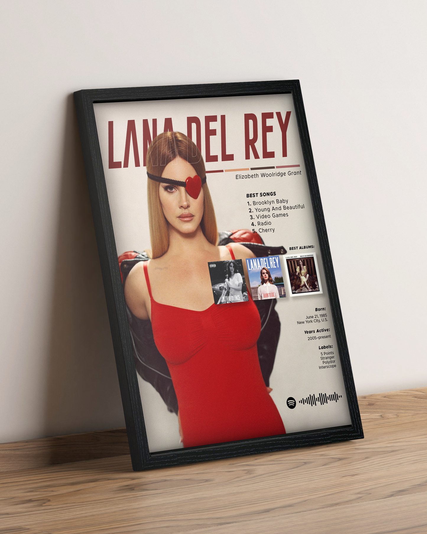 Lana Del Rey - Cuadro Artista #4