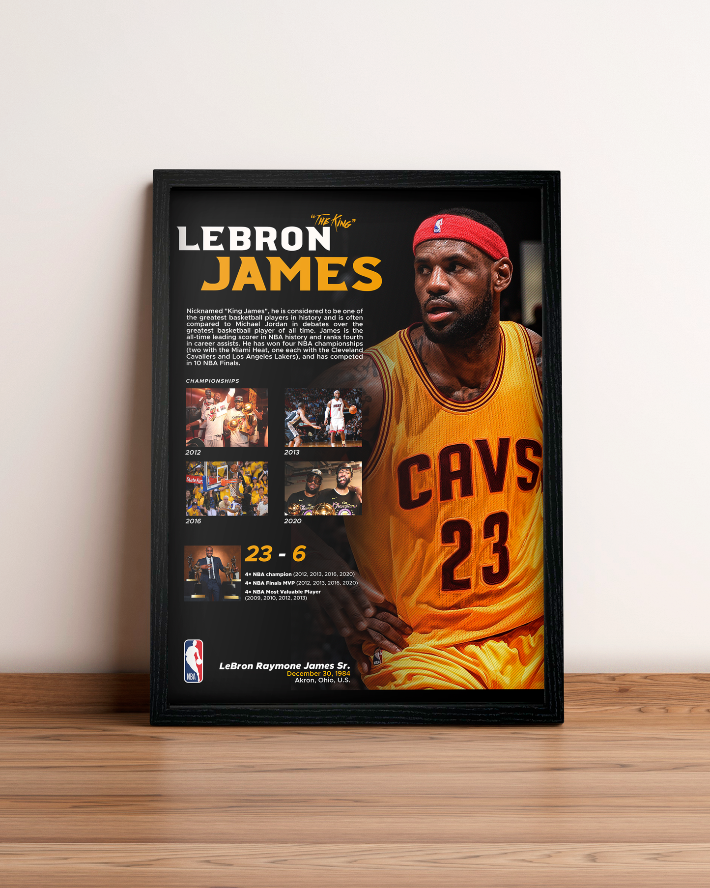 Lebron James - Cuadro Deportista #5