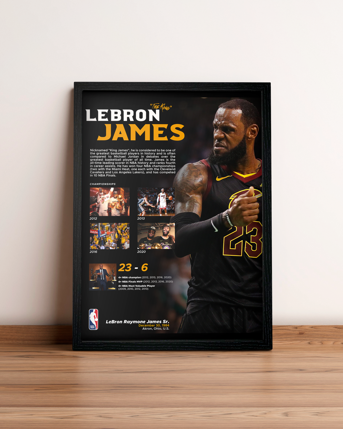 Lebron James - Cuadro Deportista #2