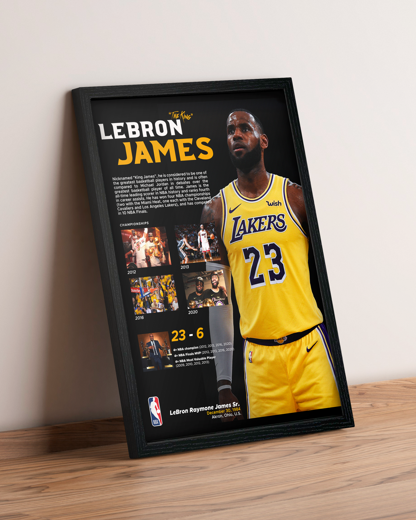Lebron James - Cuadro Deportista #4