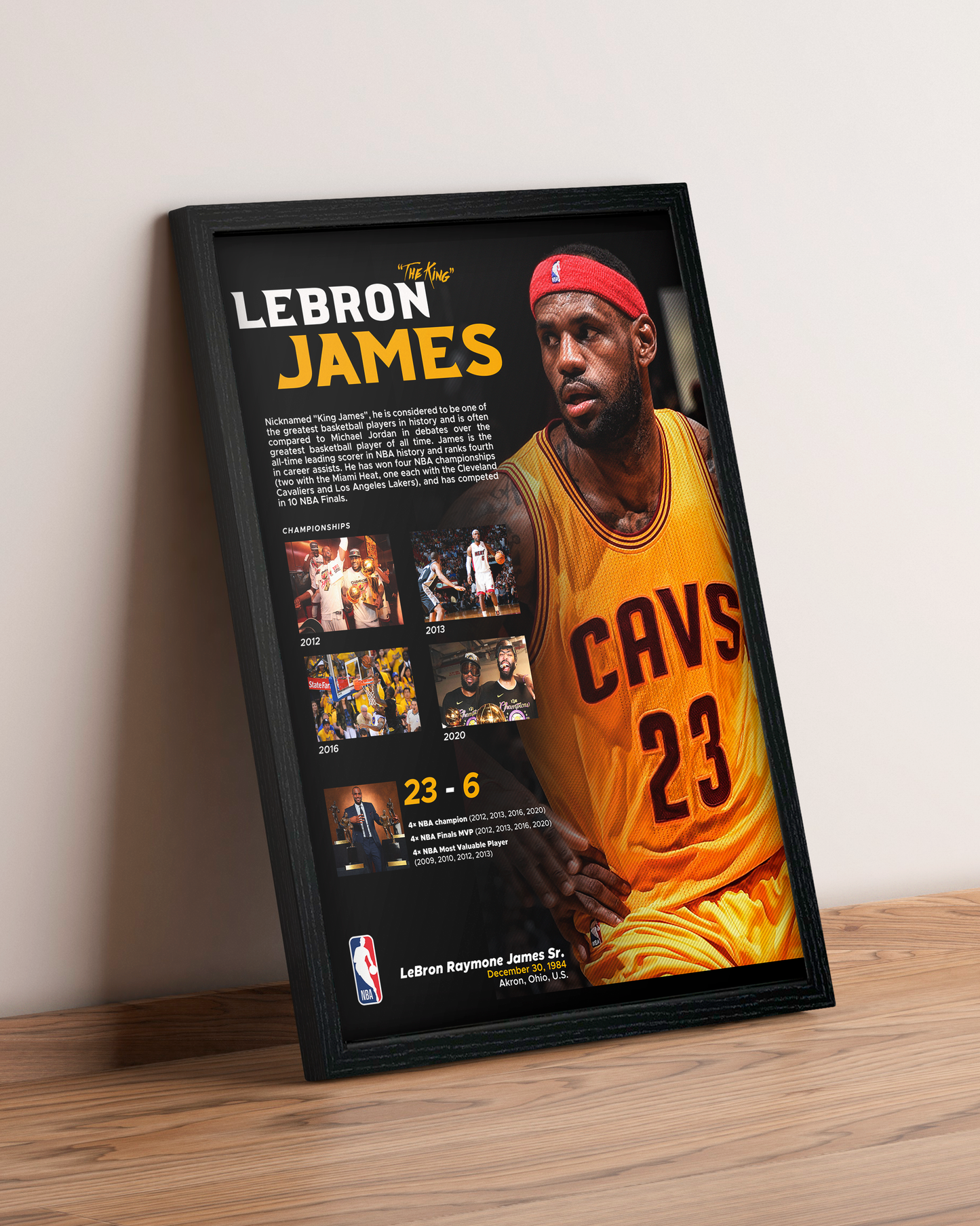 Lebron James - Cuadro Deportista #5