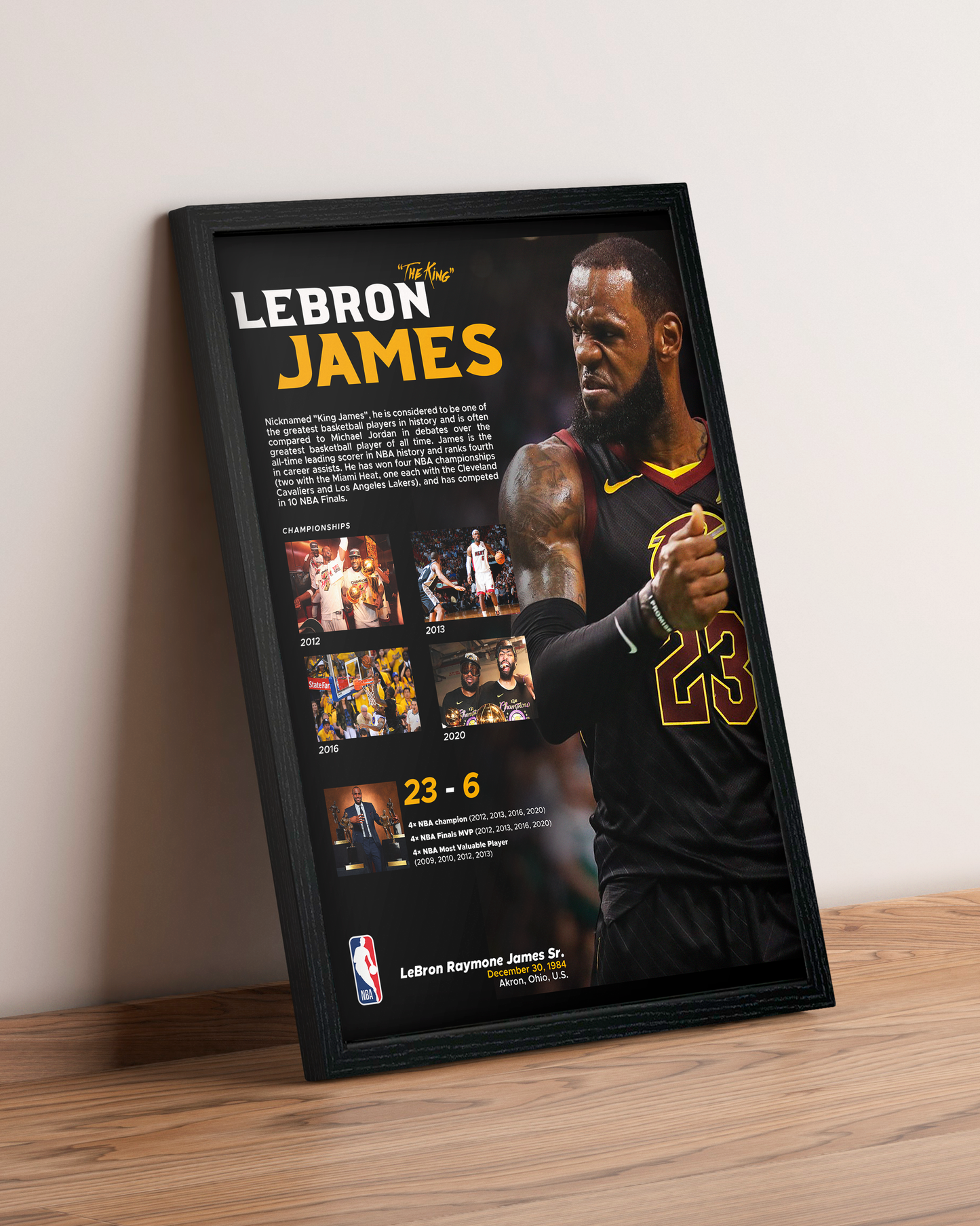Lebron James - Cuadro Deportista #2