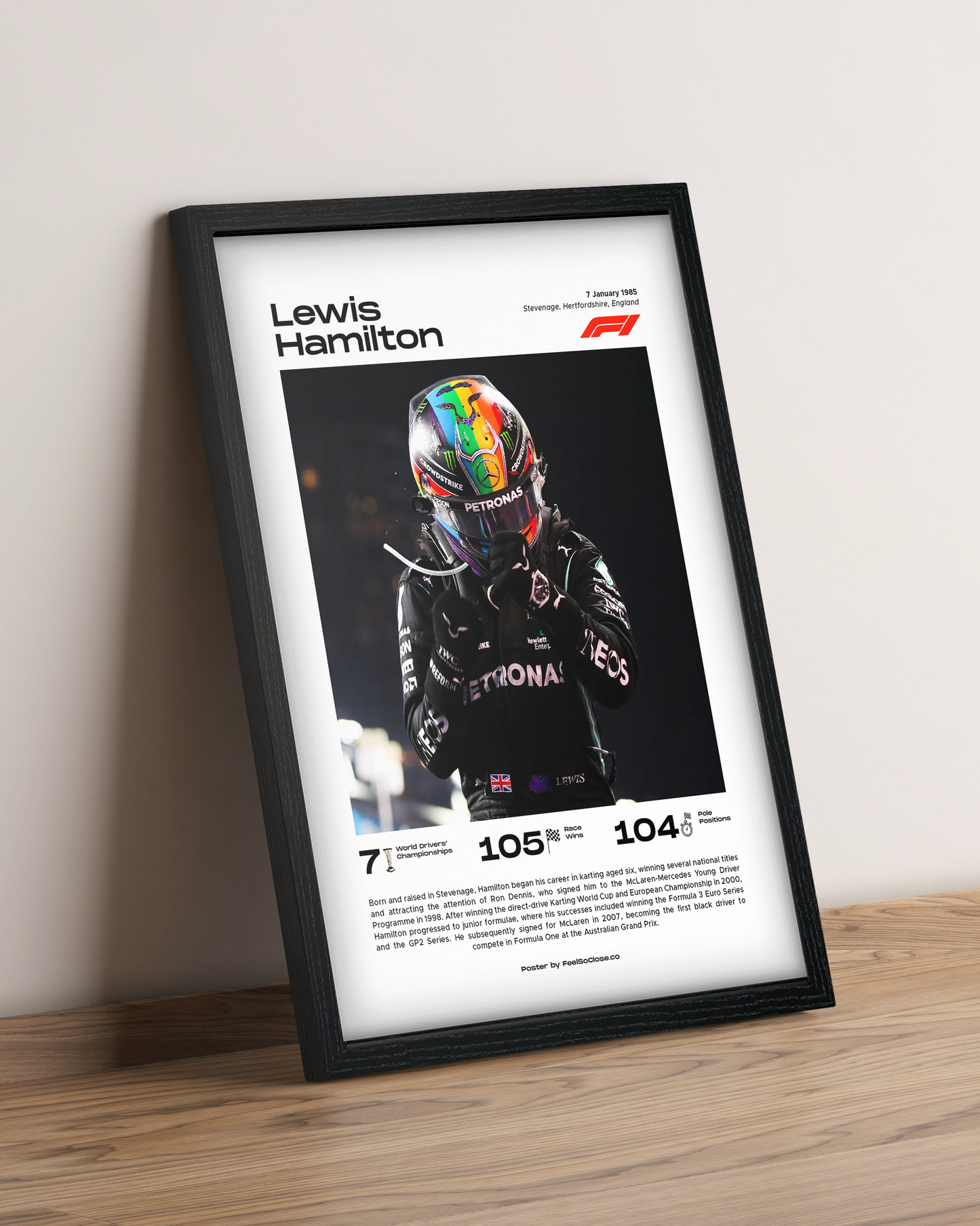 Lewis Hamilton - Cuadro Formula 1 #2