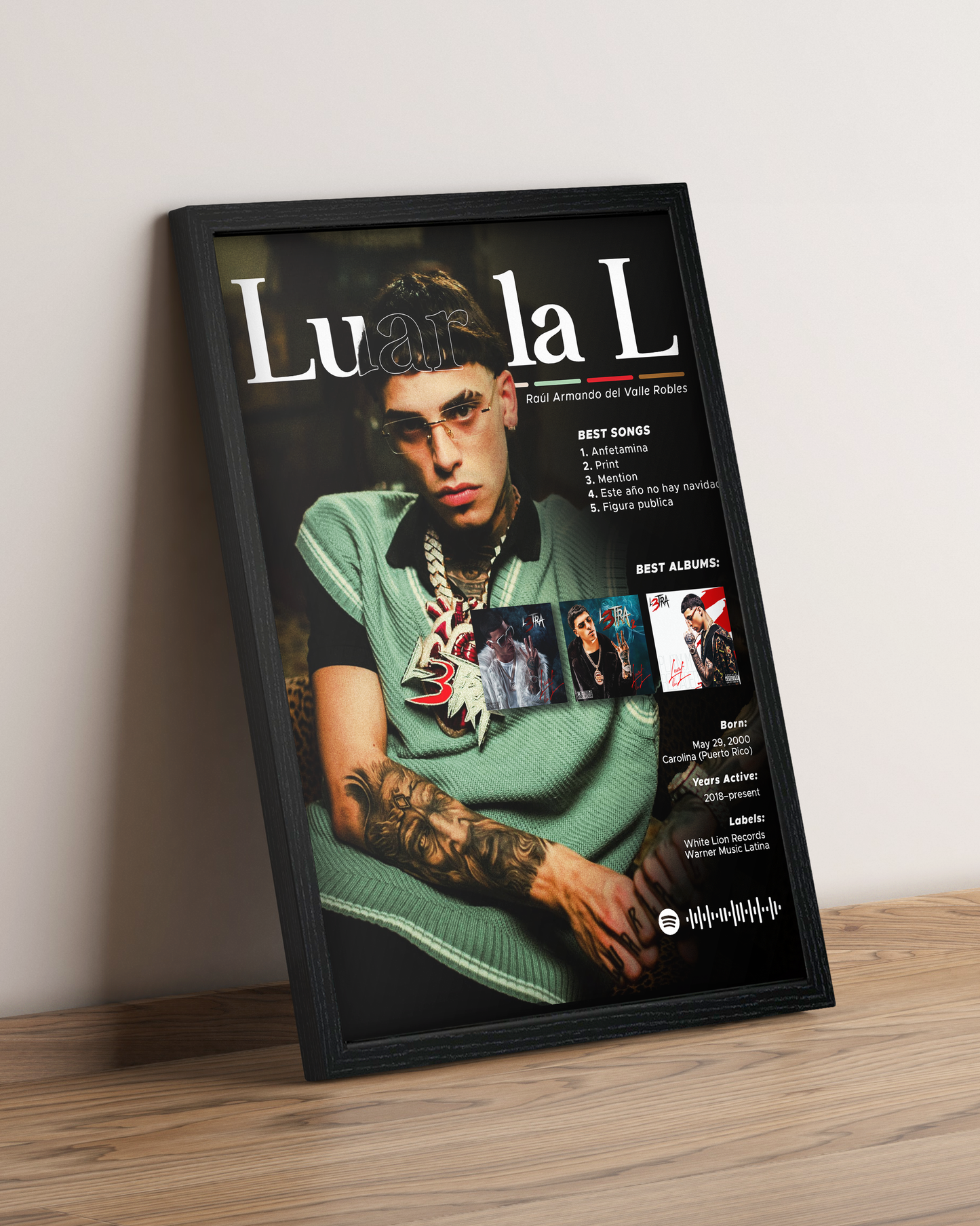 Luar la L - Cuadro Artista