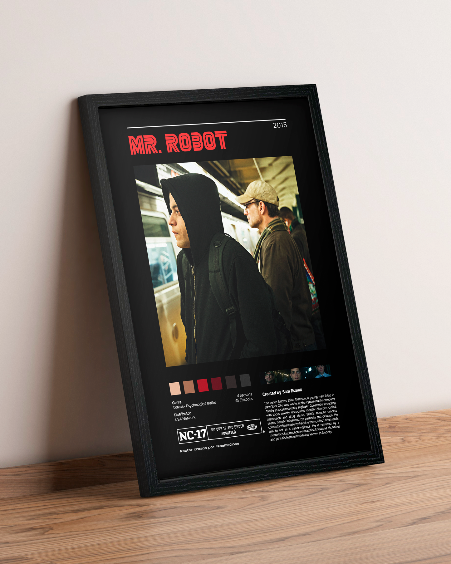 Mr Robot - Cuadro Serie #2