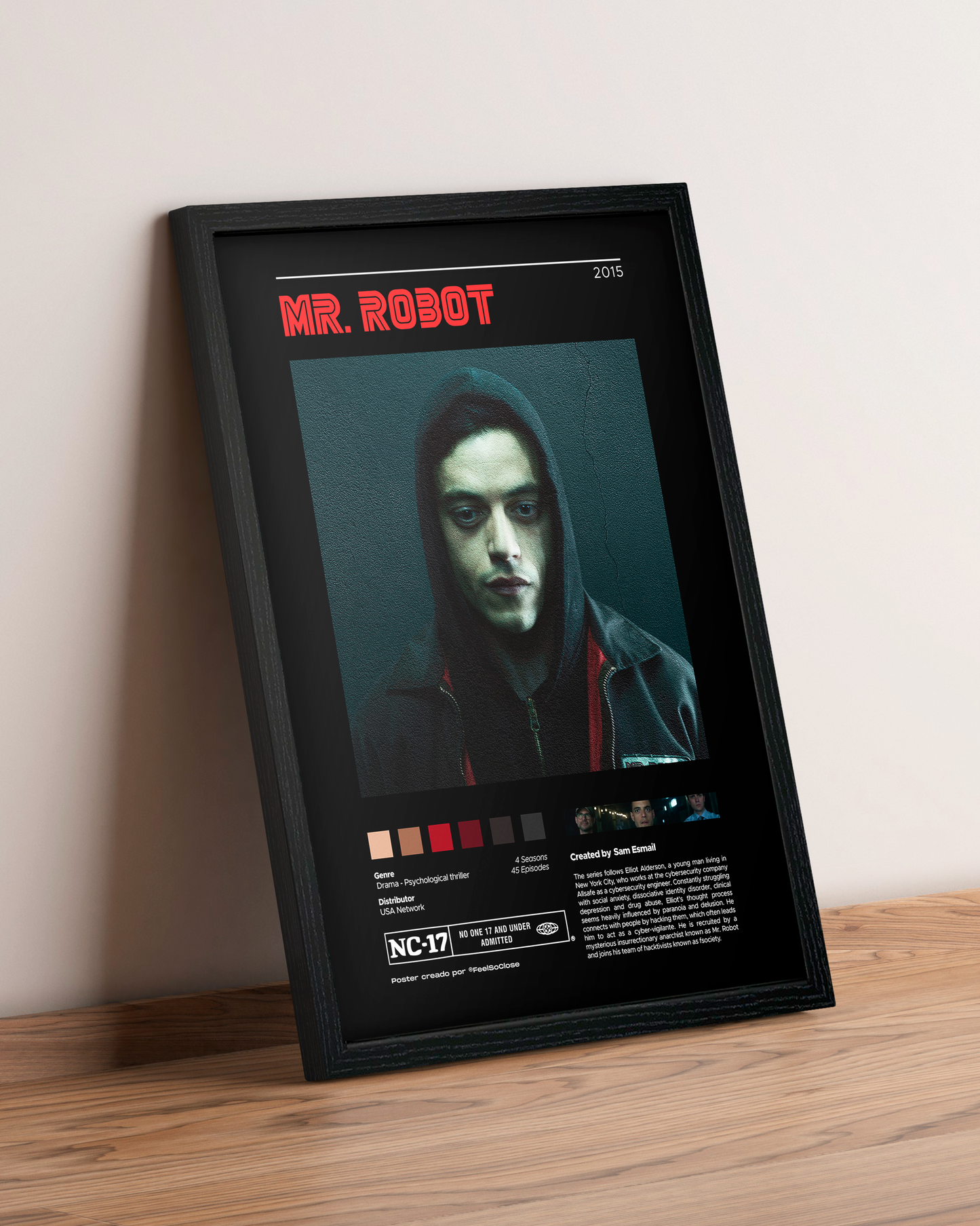 Mr Robot - Cuadro Serie #5
