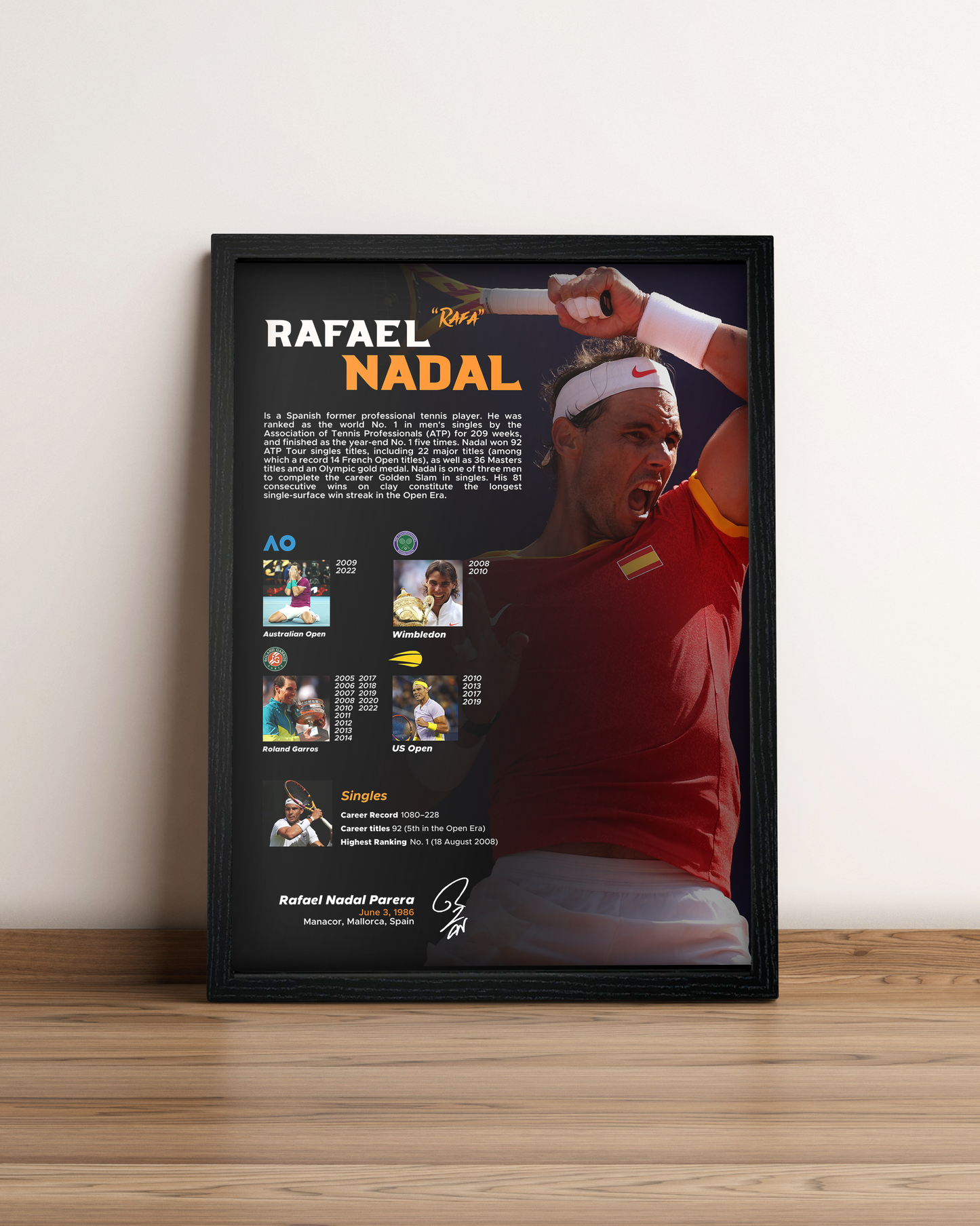 Rafael Nadal - Cuadro Deportista #2