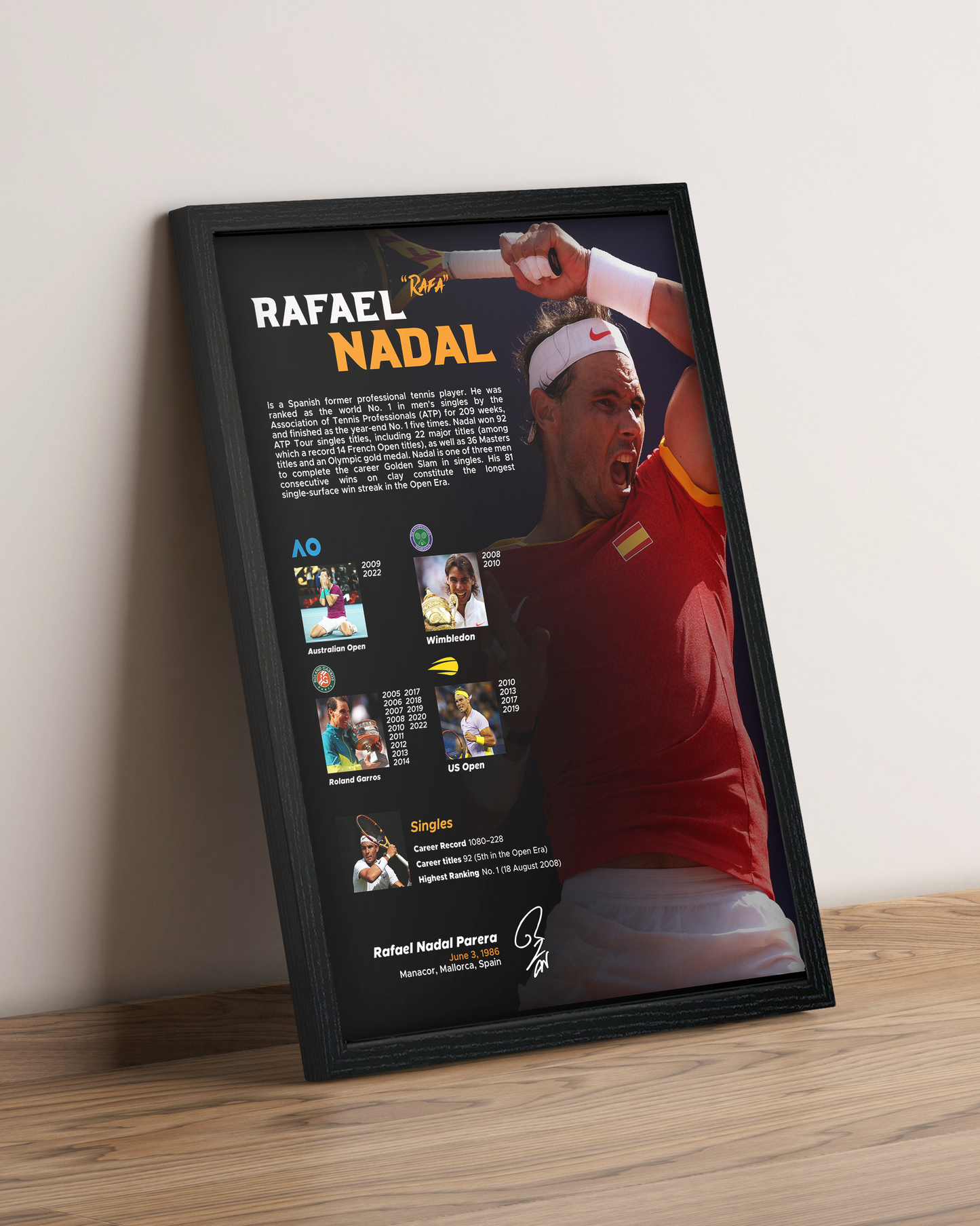 Rafael Nadal - Cuadro Deportista #2