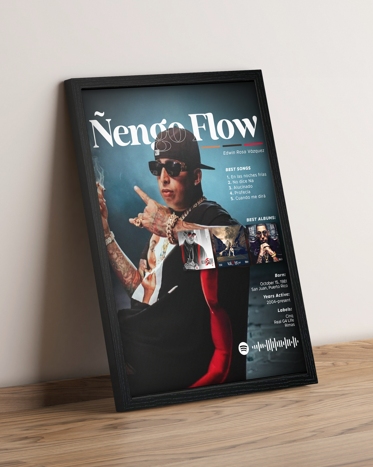 Ñengo Flow - Cuadro Artista