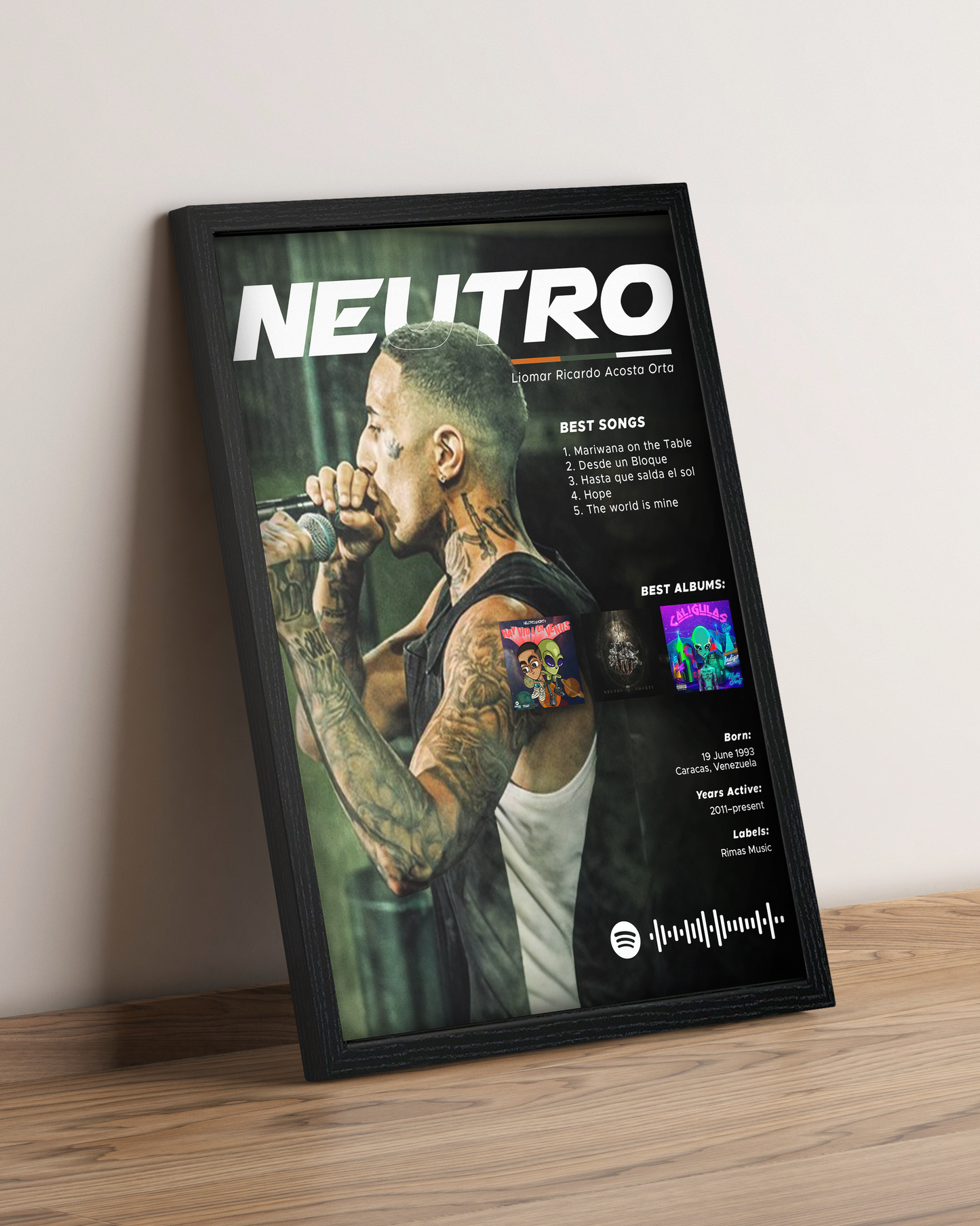 Neutro Shorty - Cuadro Artista #2