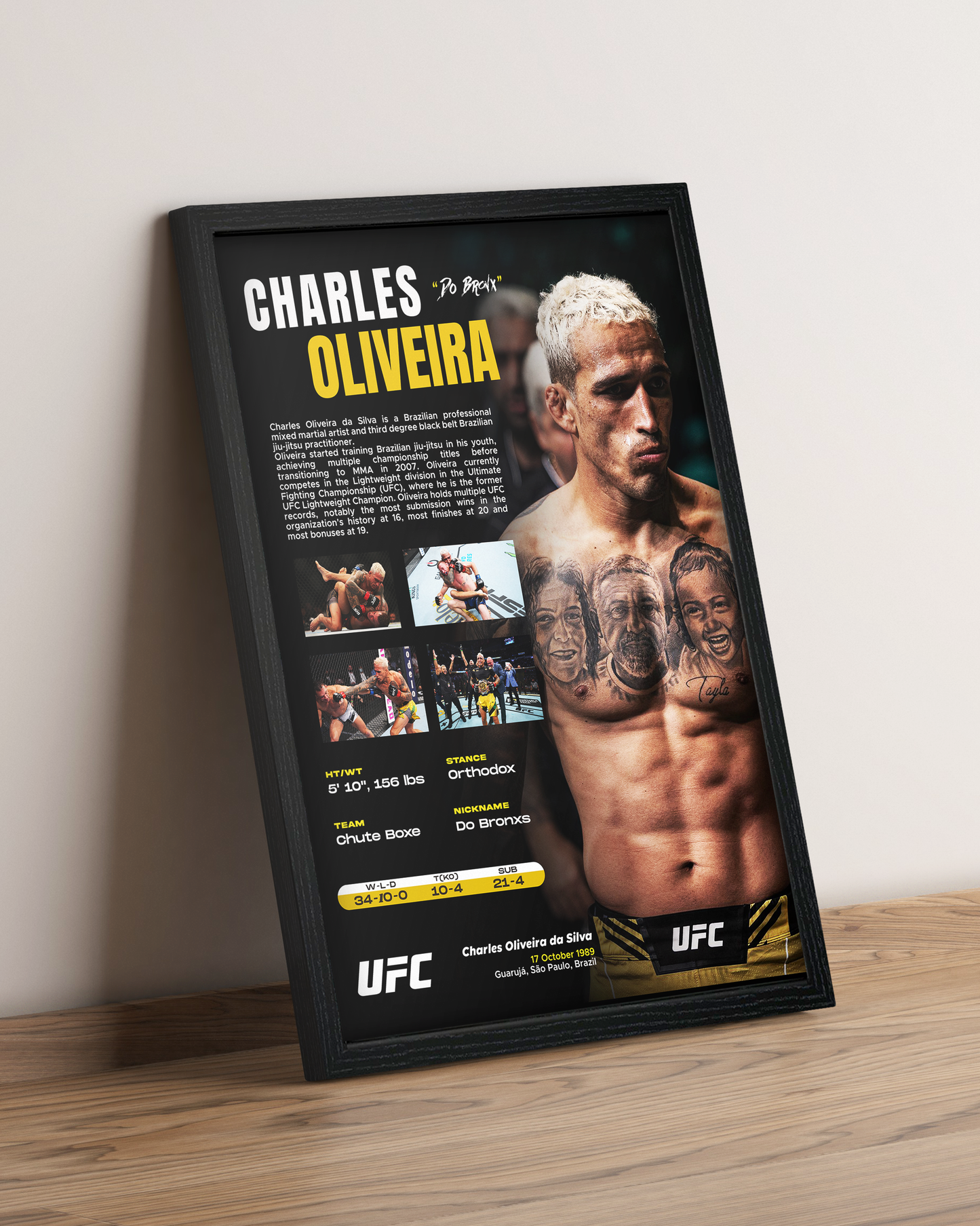 Charles Oliveira - Cuadro Deportista #2