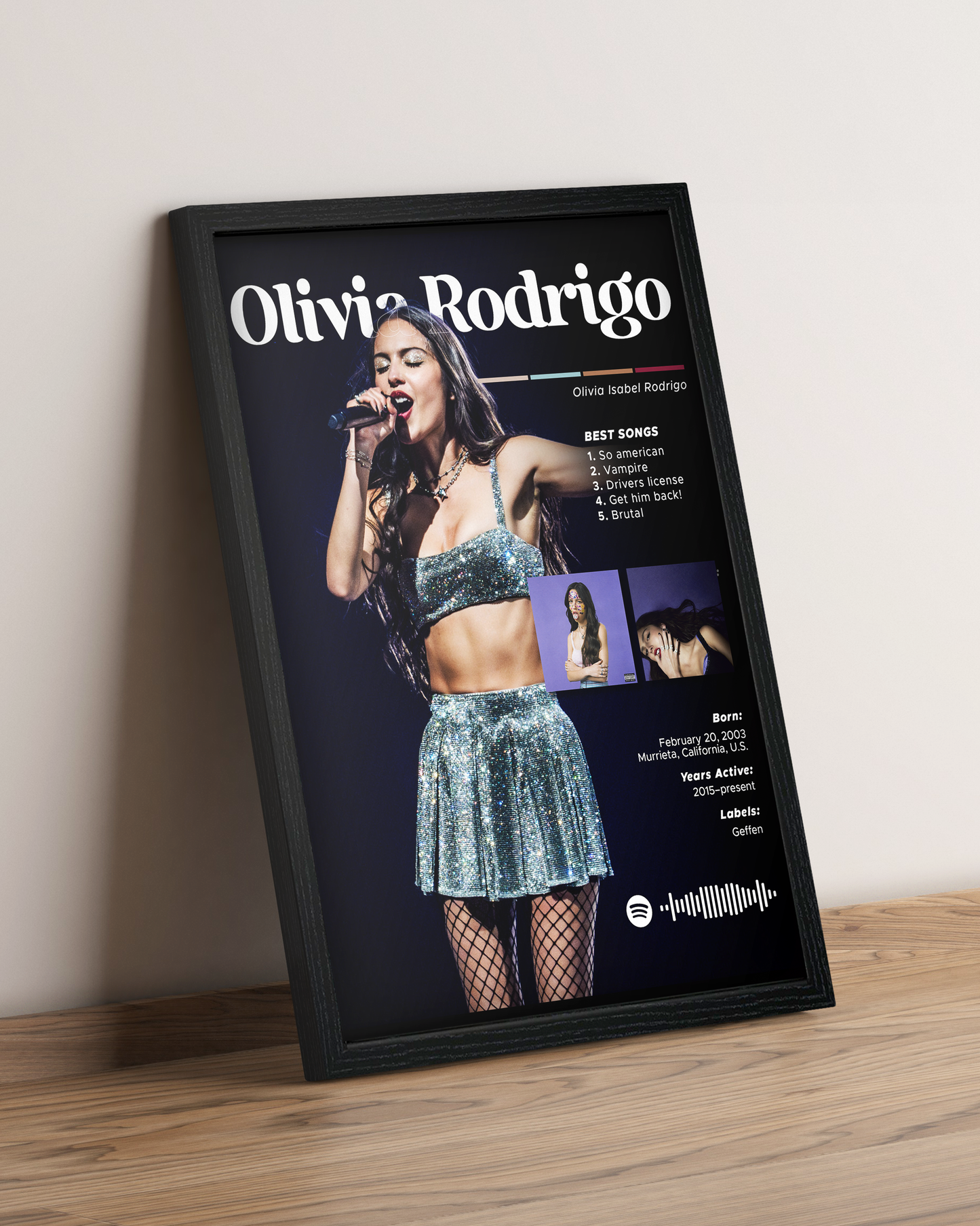 Olivia Rodrigo - Cuadro Artista #2