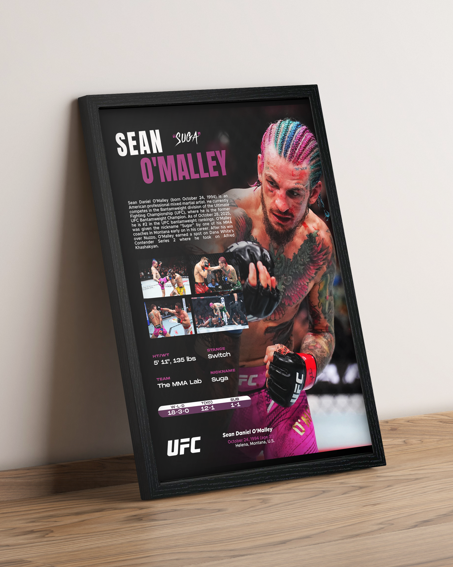 Sean O'Malley - Cuadro Deportista