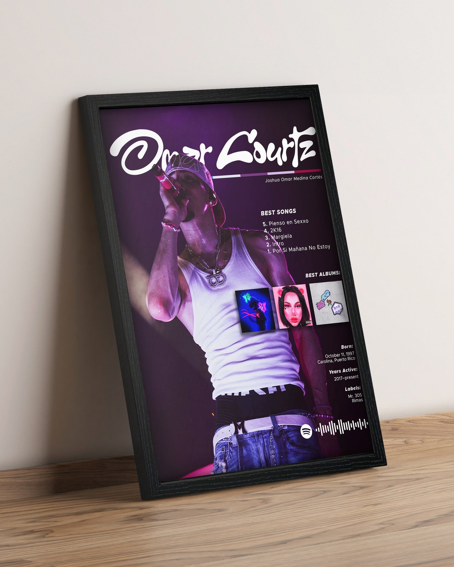 Omar Courtz - Cuadro Artista