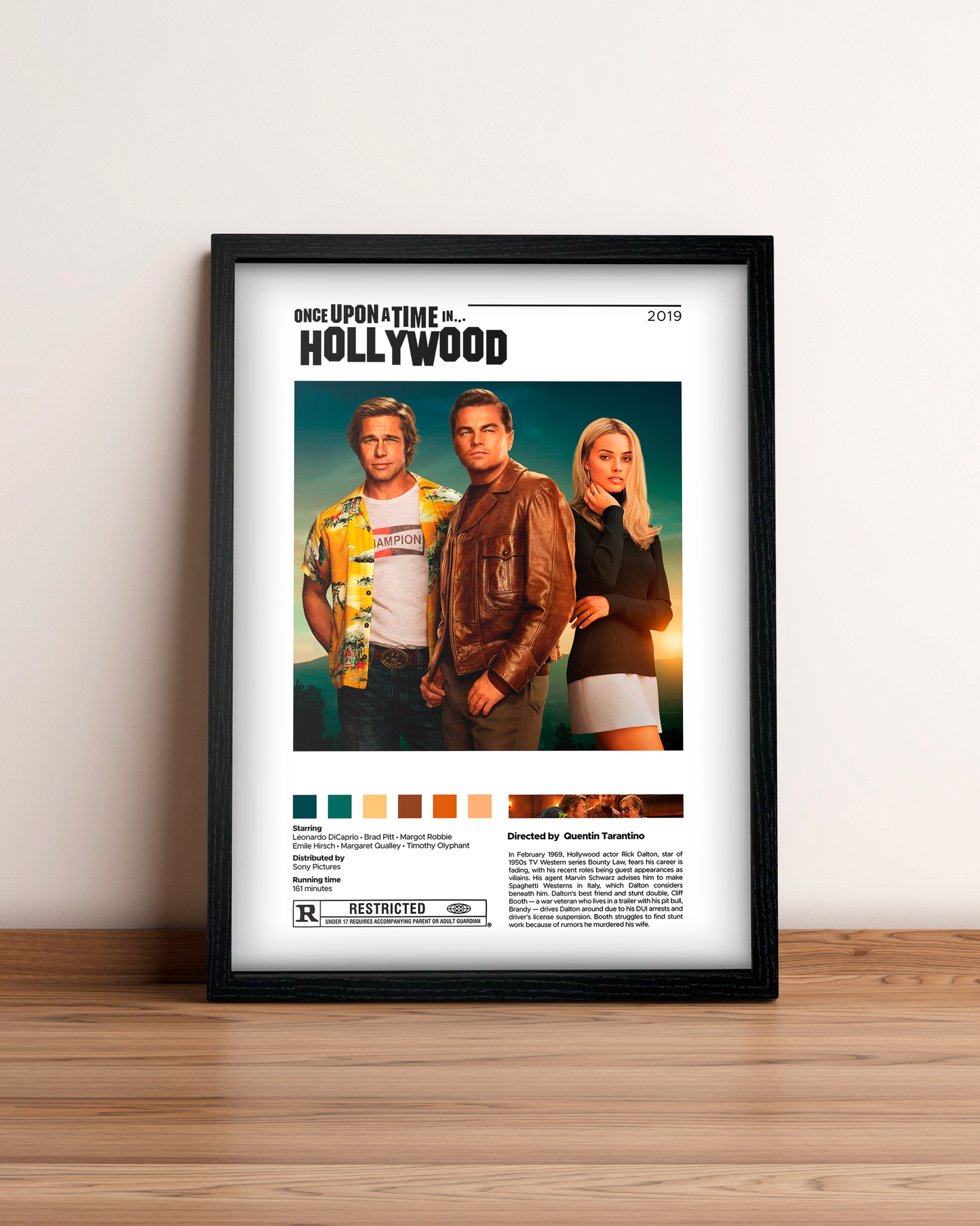 Once Upon a Time in Hollywood - Cuadro Película