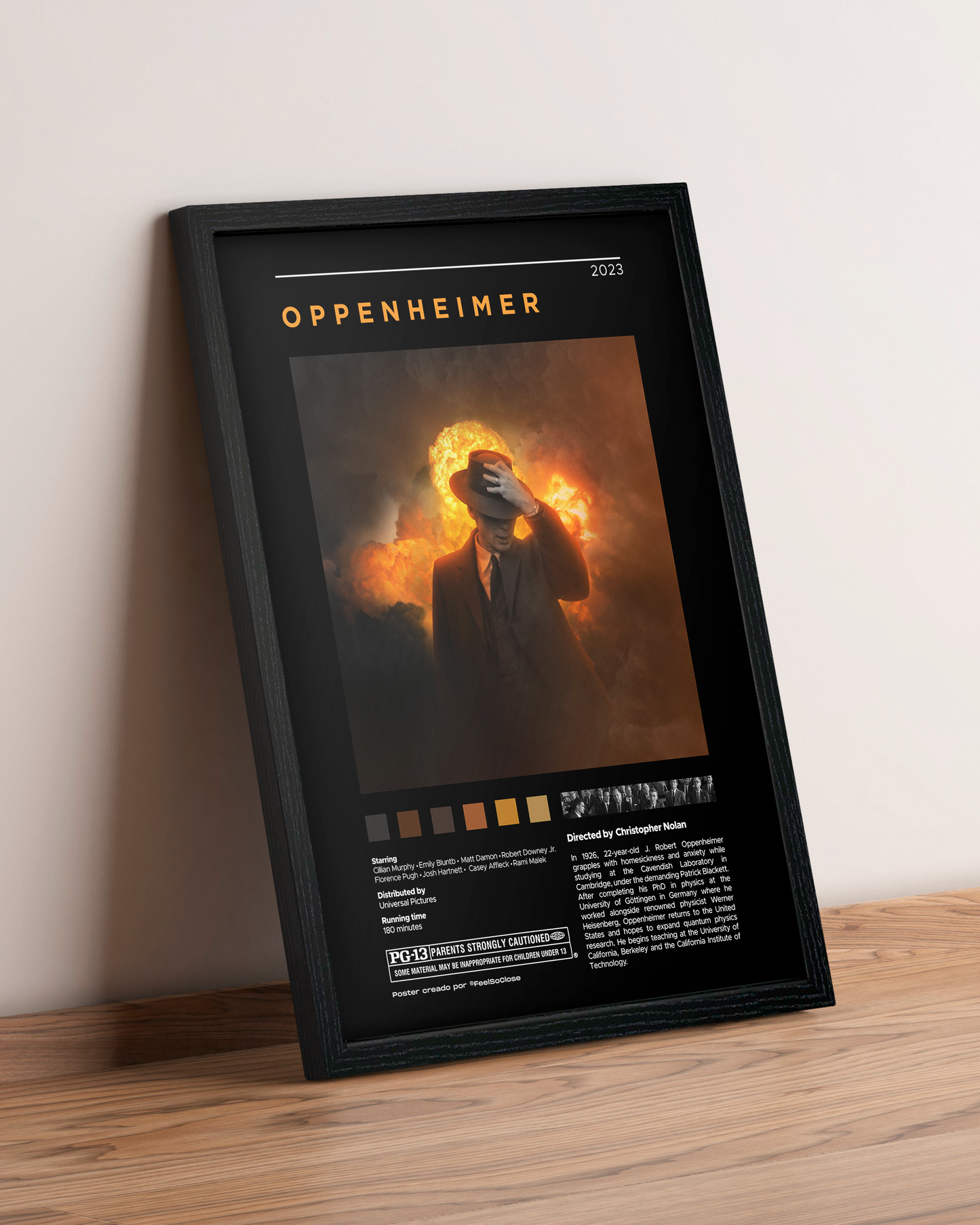 Oppenheimer - Cuadro Película