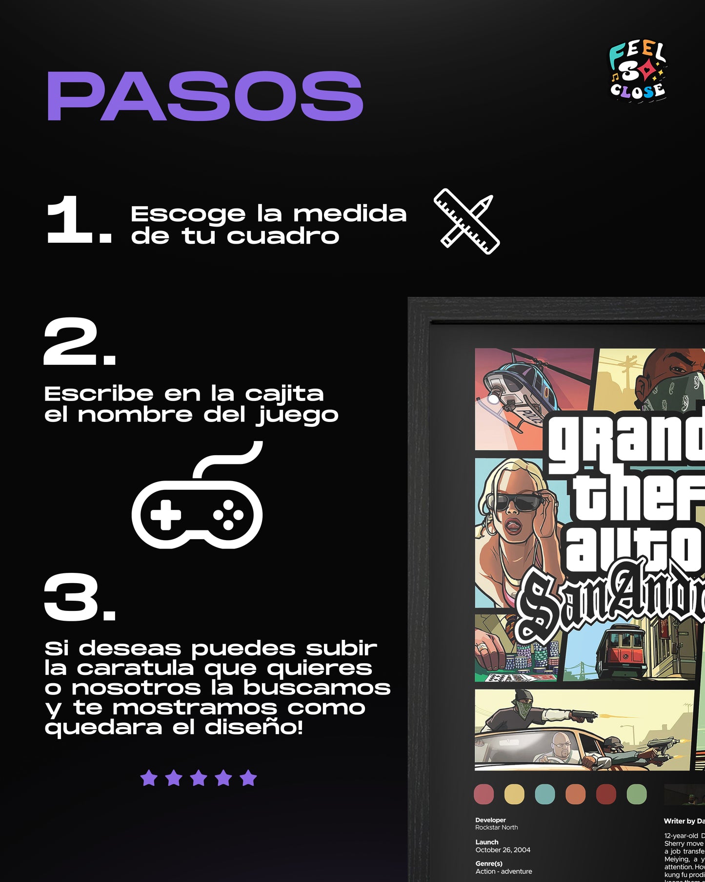 Cuadro de Videojuego Caratula