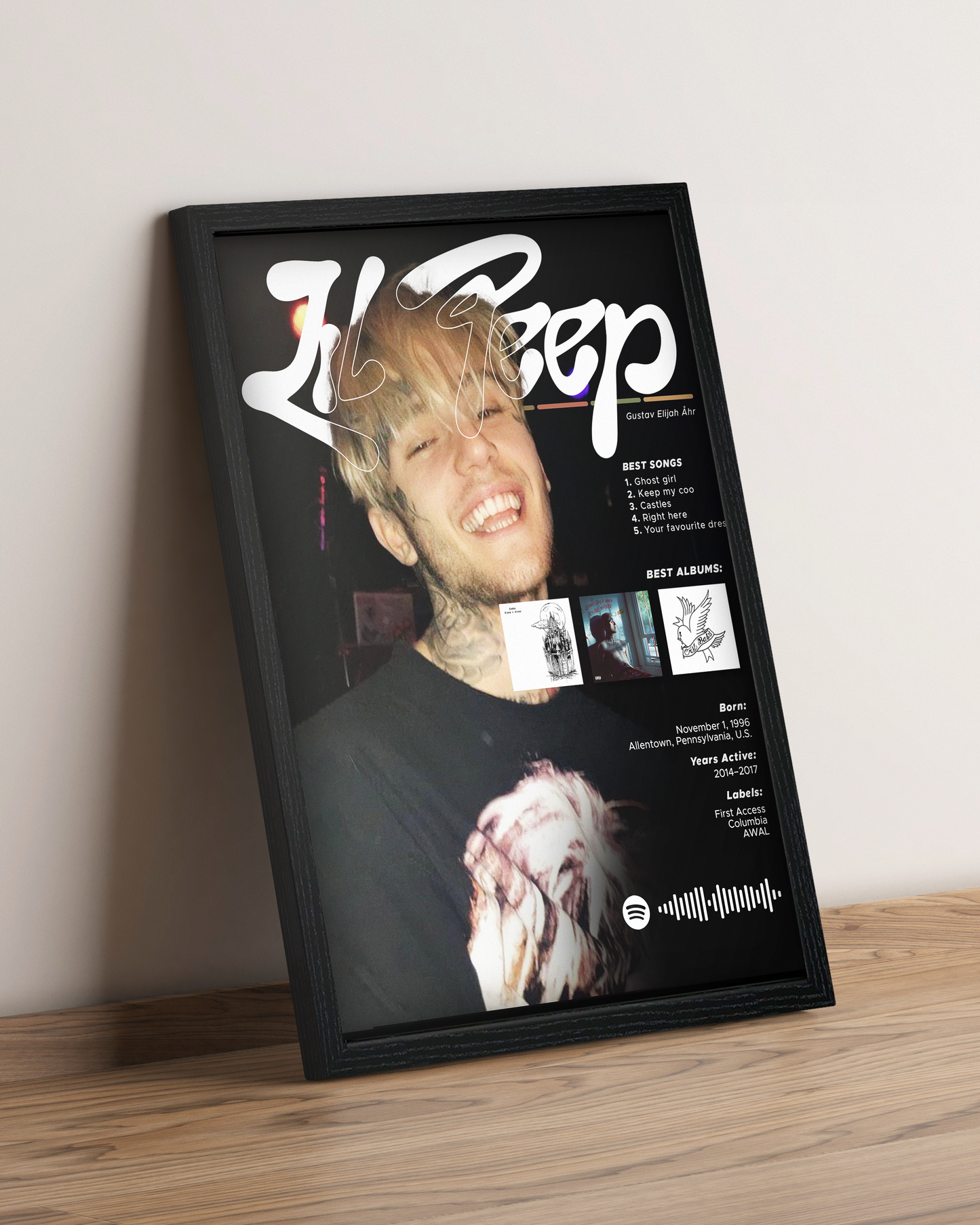 Lil Peep - Cuadro Artista #2