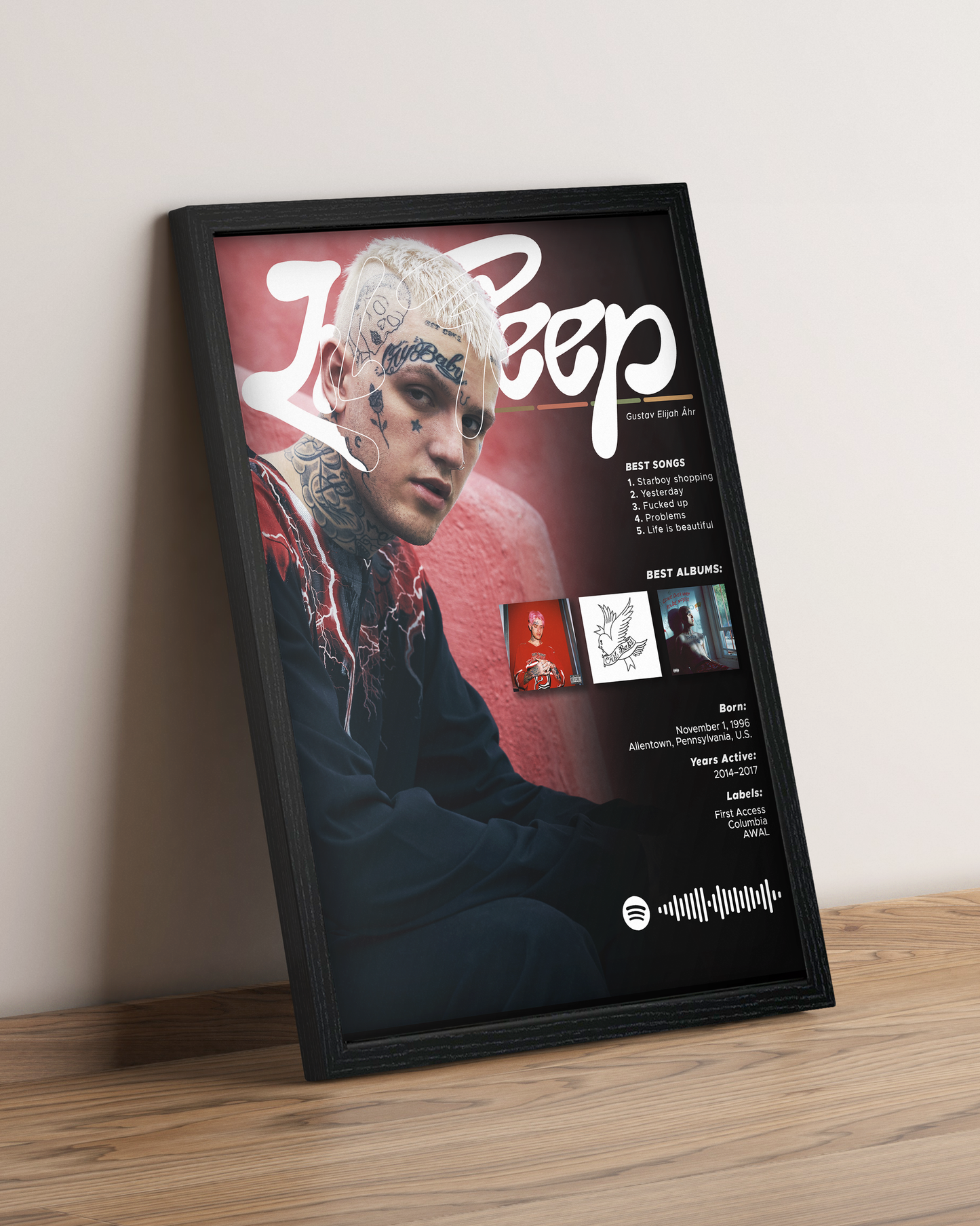 Lil Peep - Cuadro Artista