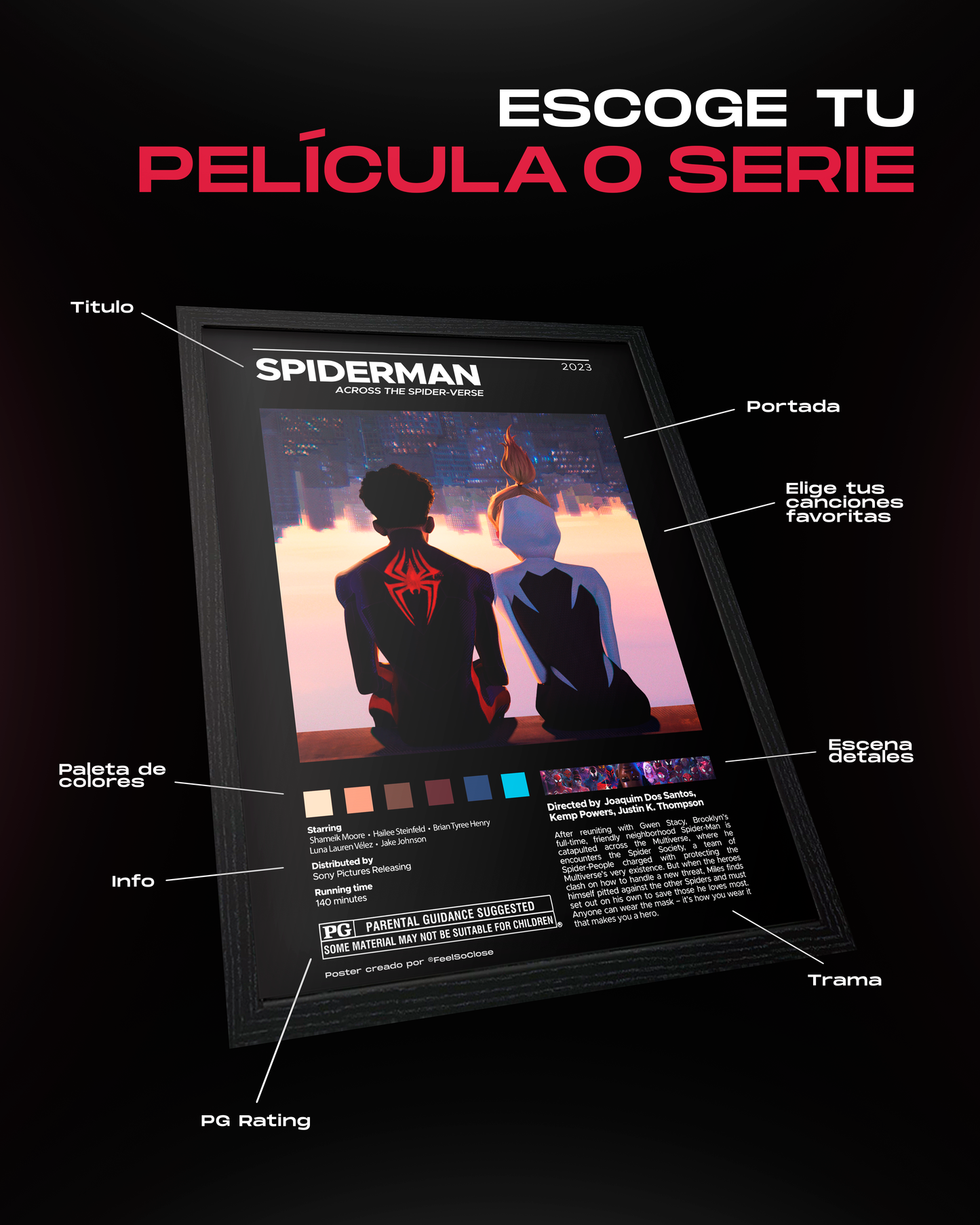 Cuadro de Película o Serie Personalizado
