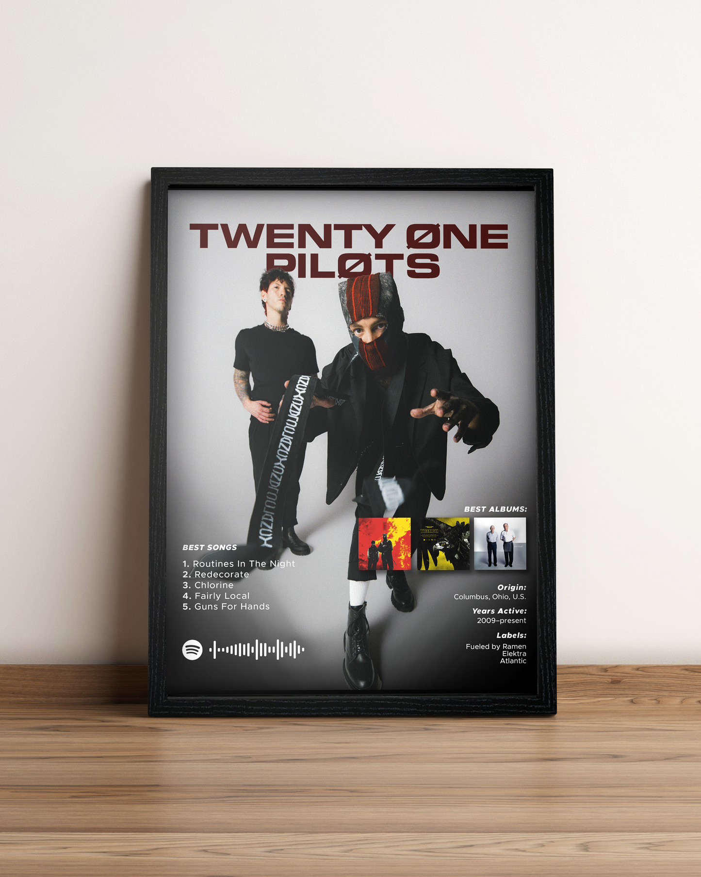 Twenty One Pilots - Cuadro Artista