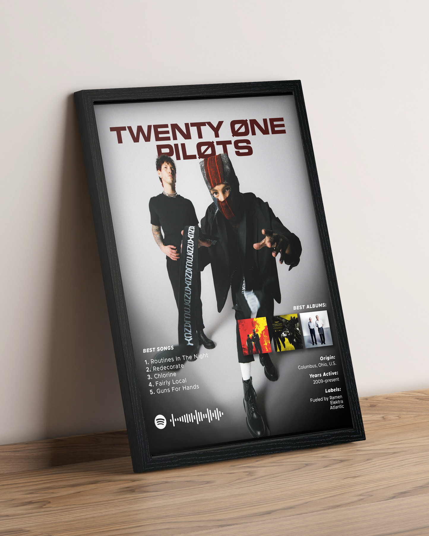 Twenty One Pilots - Cuadro Artista