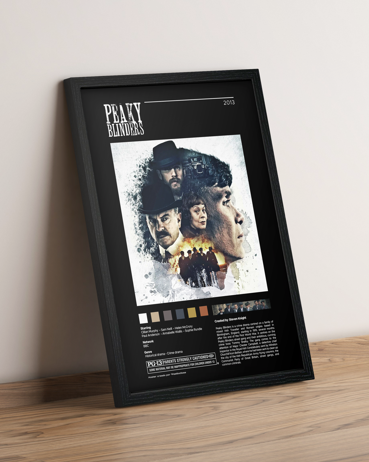 Peaky Blinders - Cuadro Serie