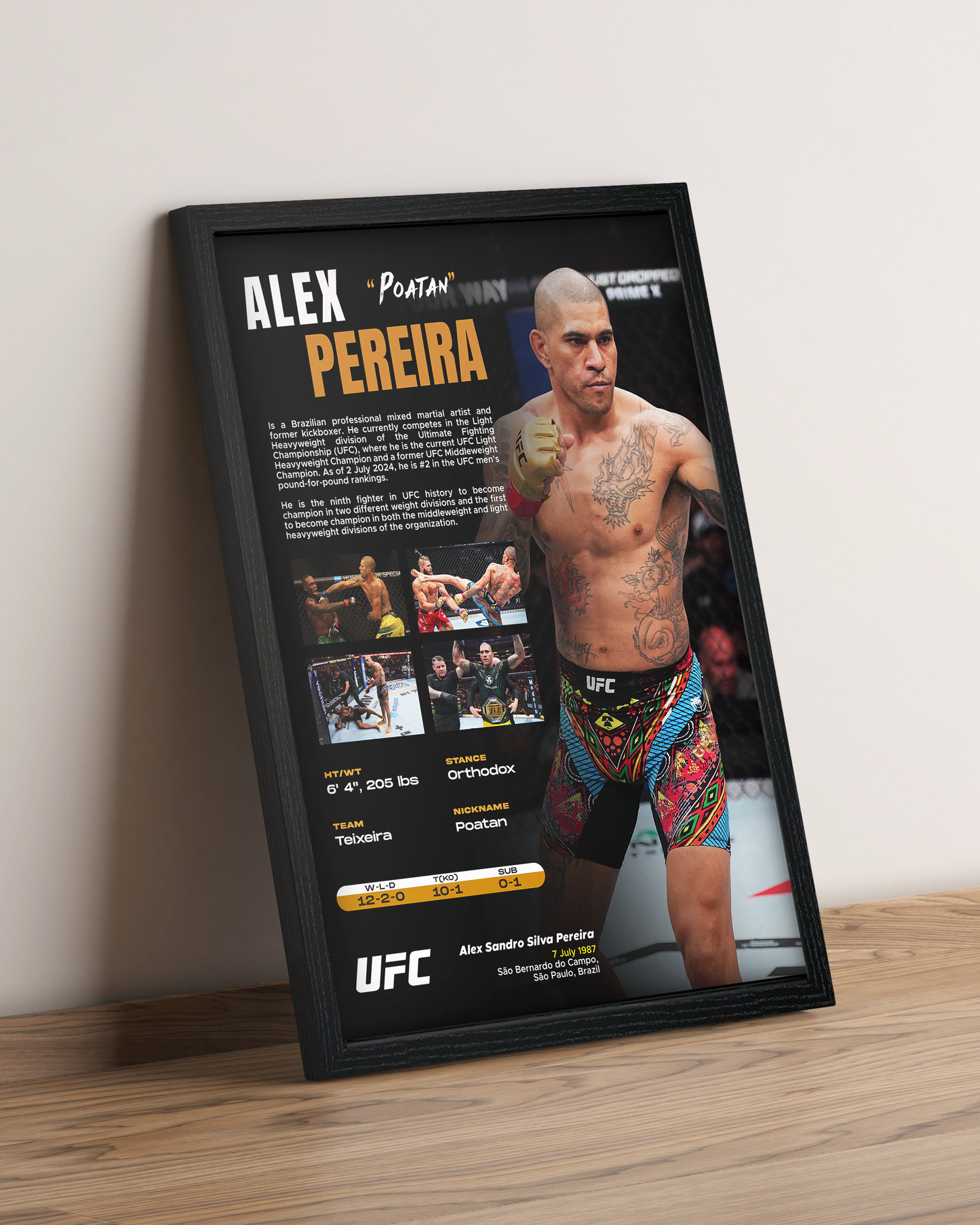 Alex Pereira - Cuadro Deportista #2