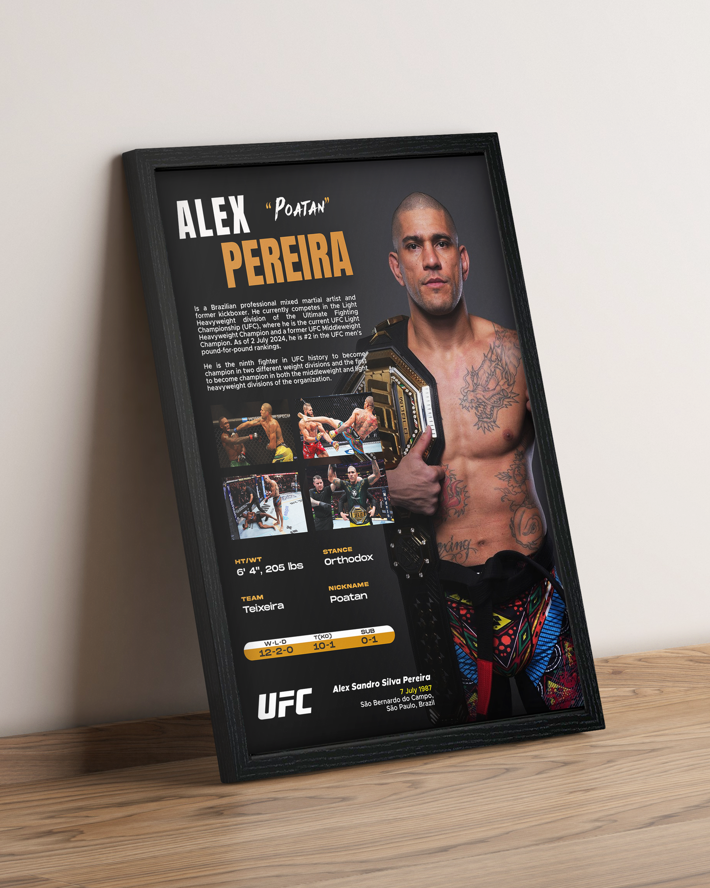 Alex Pereira - Cuadro Deportista