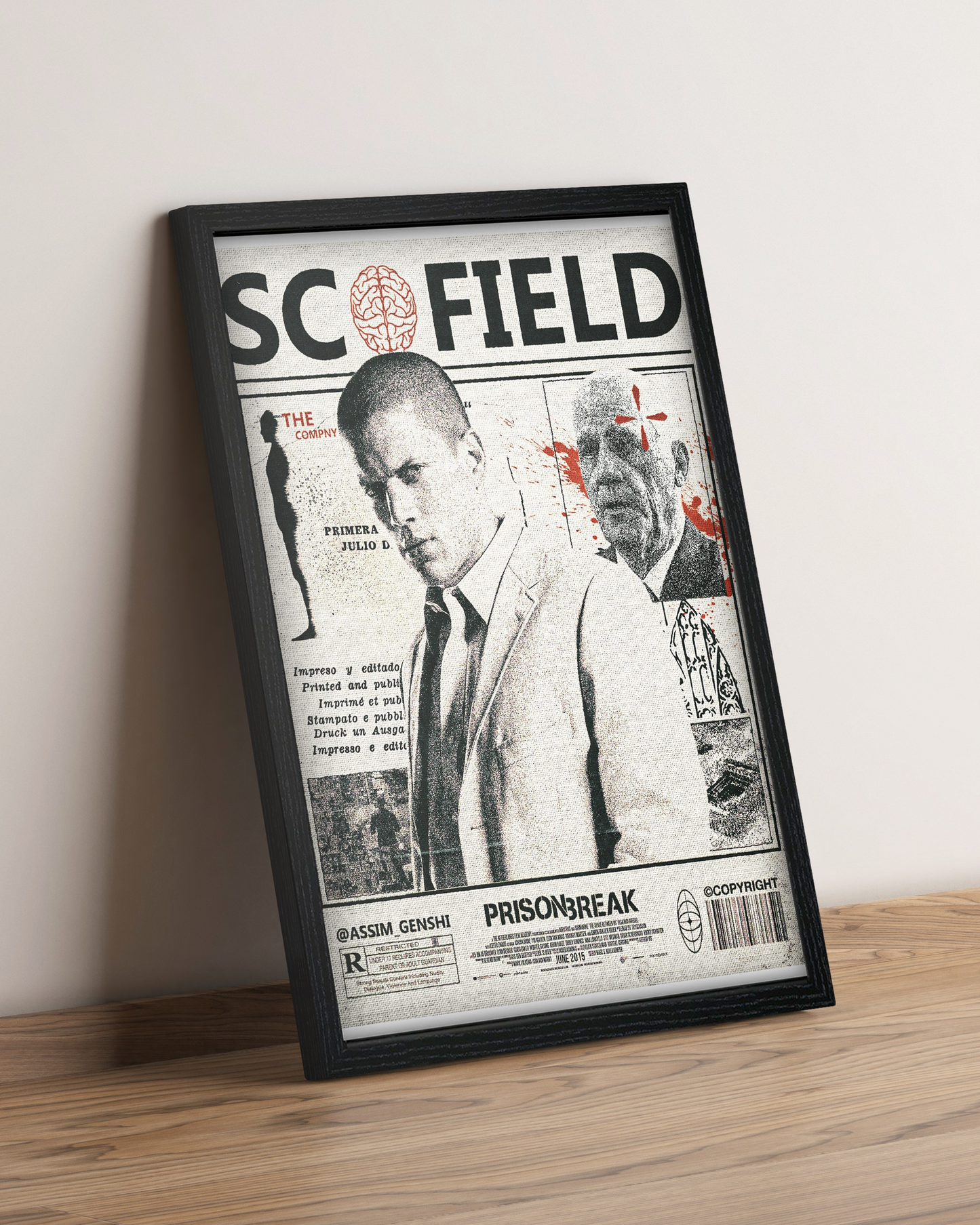 Prison Break - Cuadro Serie #6