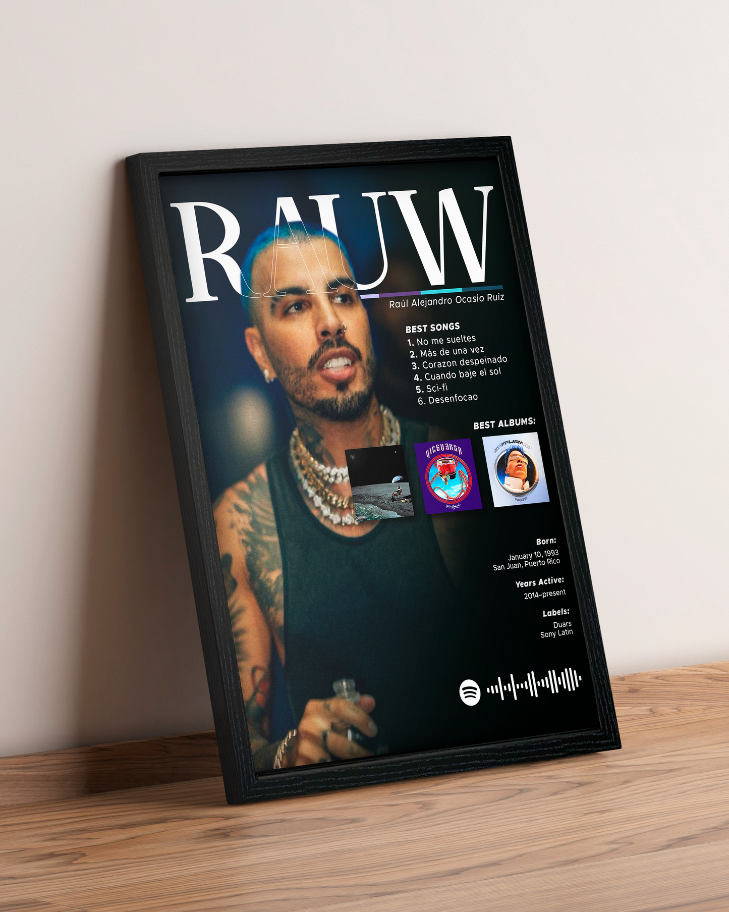 Rauw Alejandro - Cuadro Artista #2