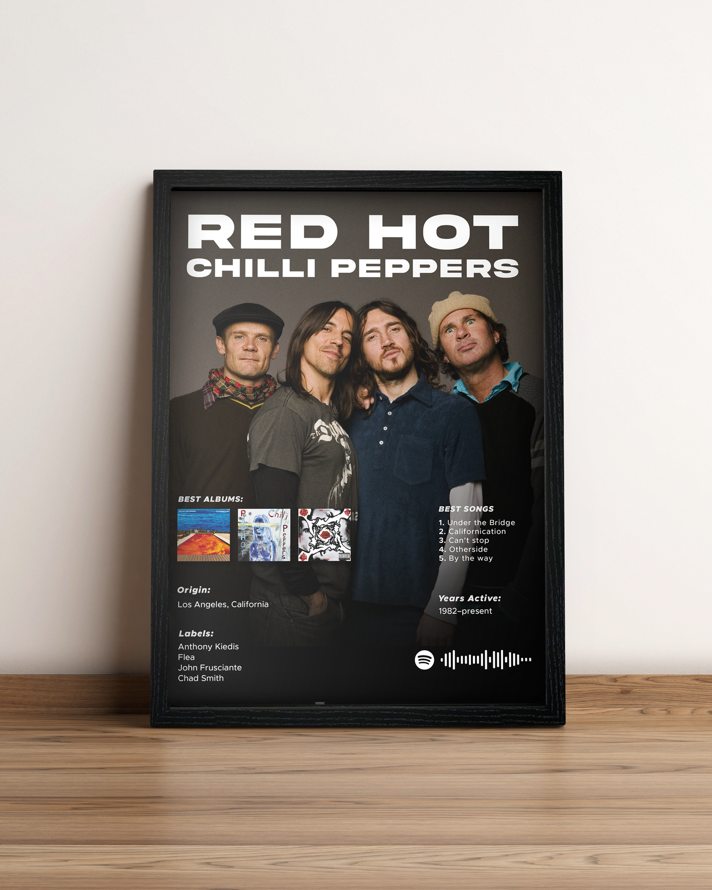 Red Hot Chili Peppers - Cuadro Artista #4
