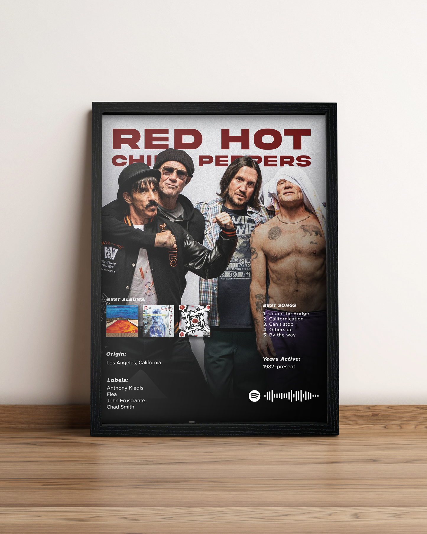 Red Hot Chili Peppers - Cuadro Artista #3
