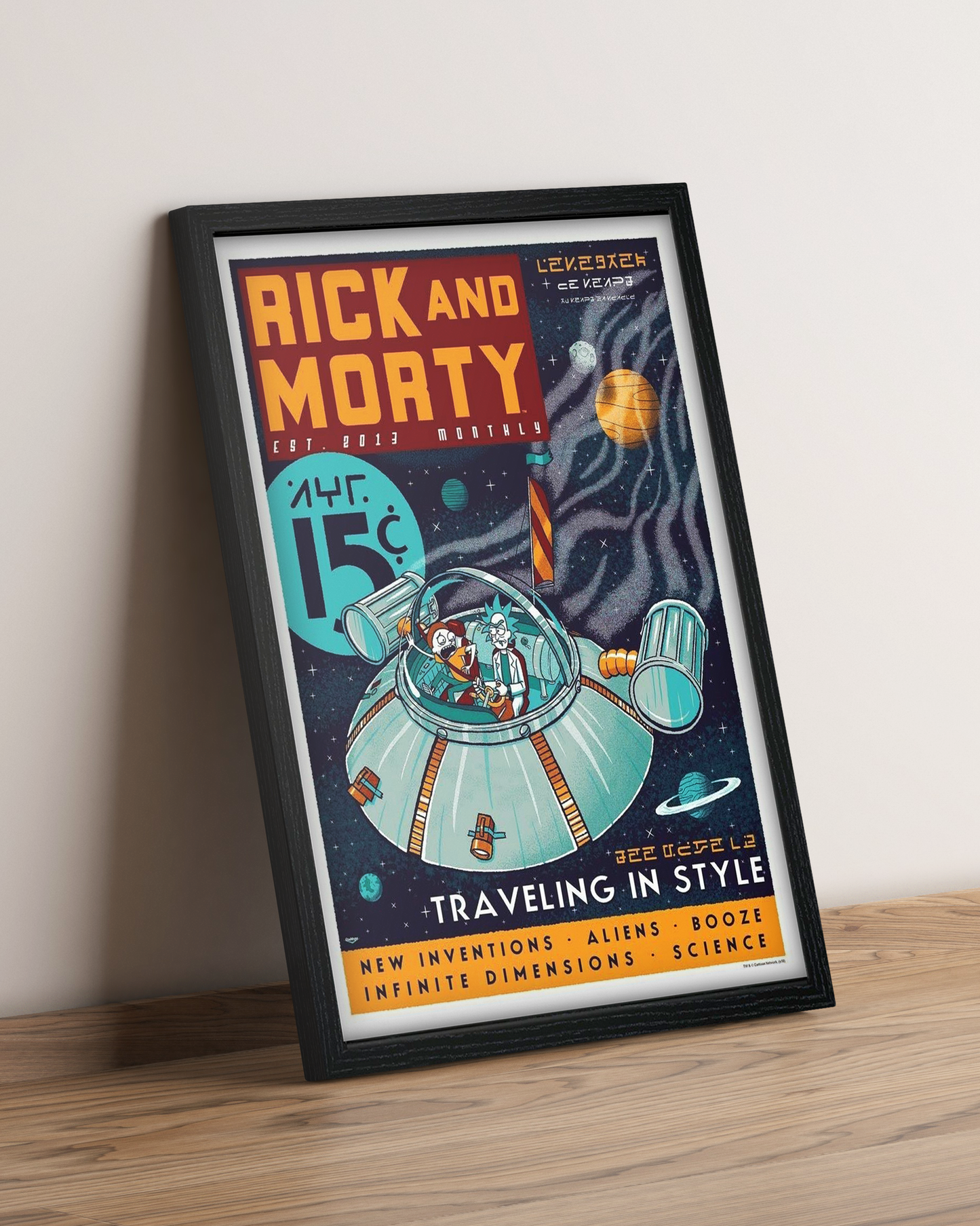 Rick y Morty - Cuadro Serie #4