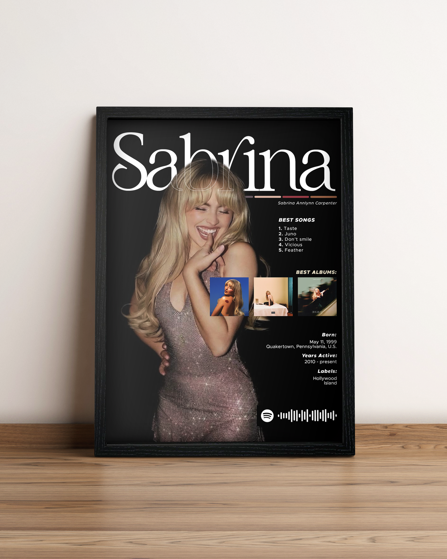 Sabrina Carpenter - Cuadro Artista #4