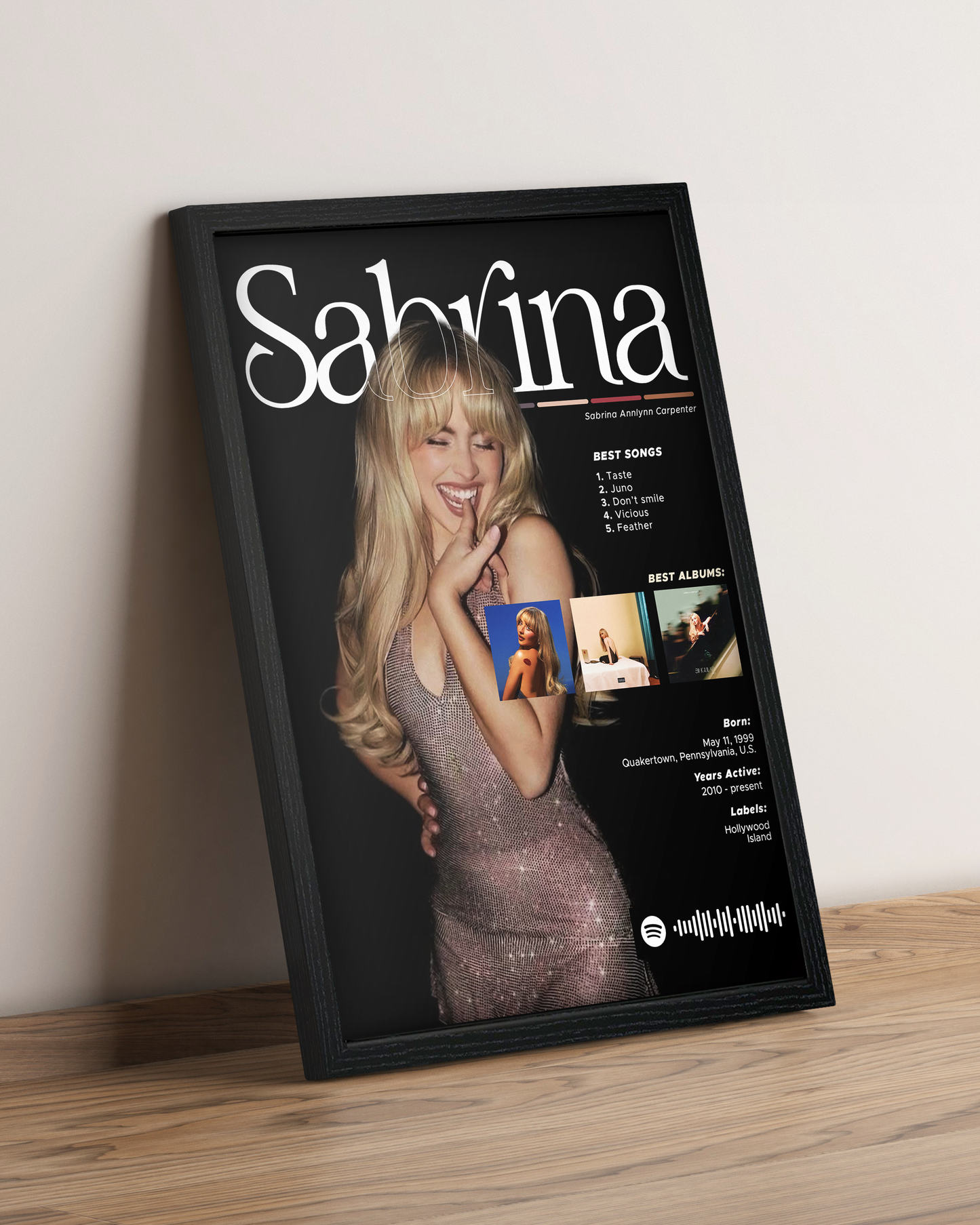 Sabrina Carpenter - Cuadro Artista #4