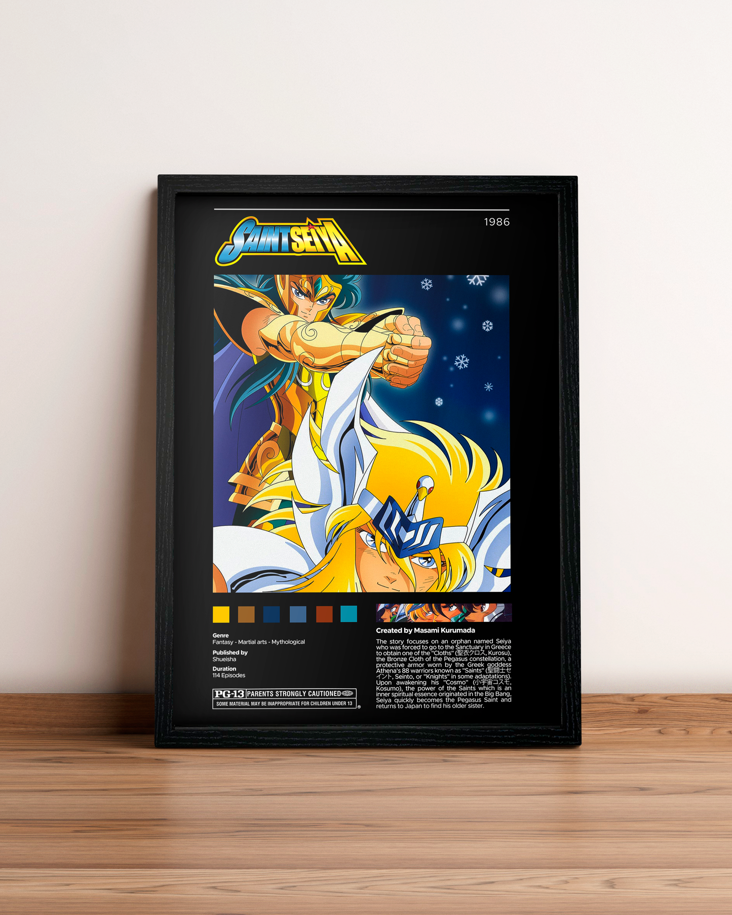 Los caballeros del Zodiaco - Cuadro Serie #2