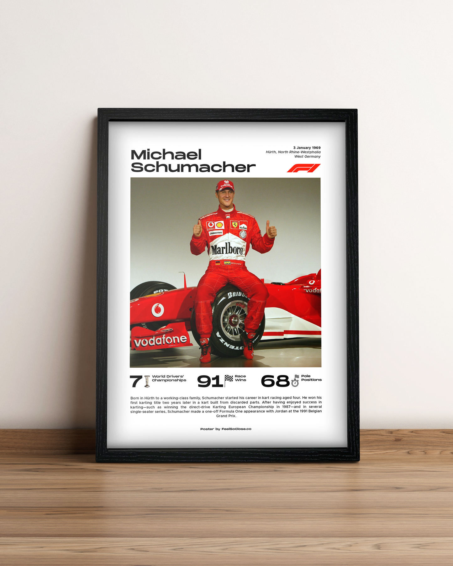 Michael Schumacher - Cuadro Formula 1 #2