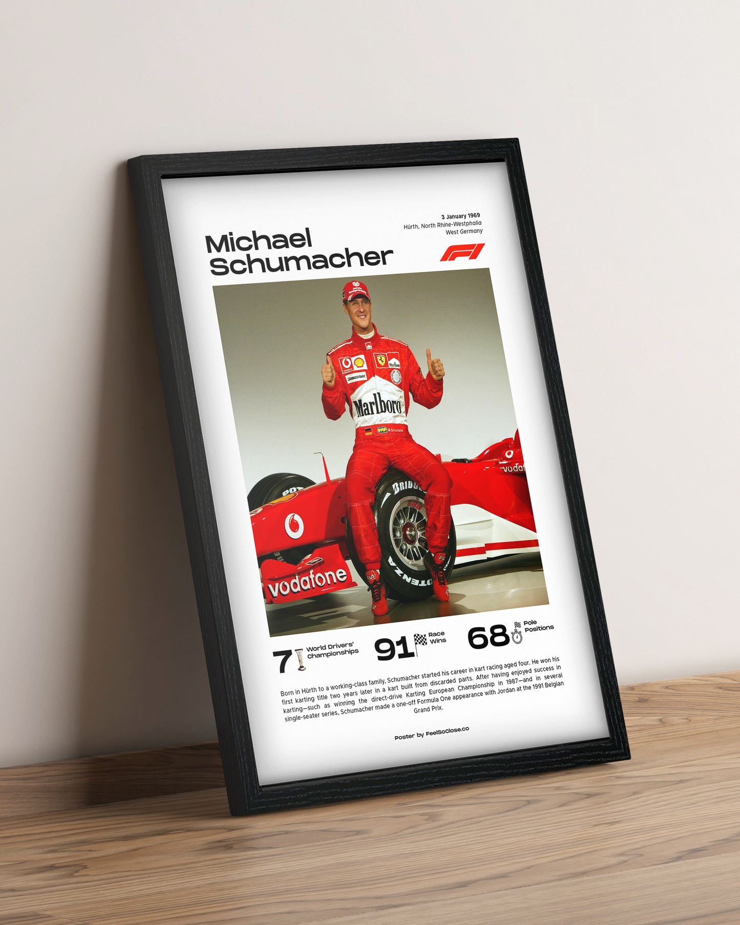 Michael Schumacher - Cuadro Formula 1 #2