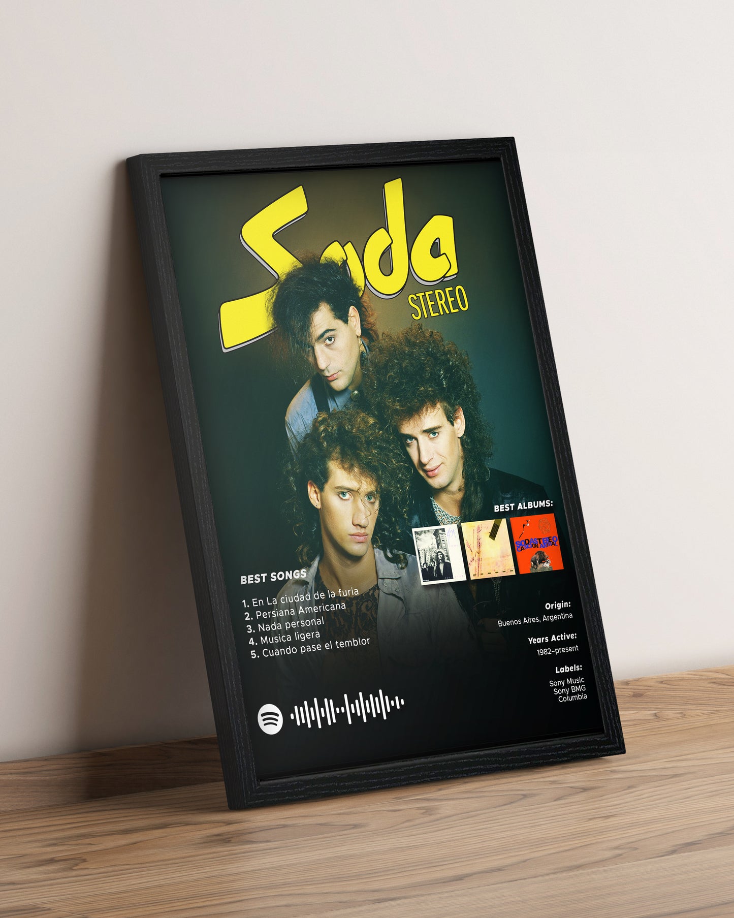 Soda Estereo - Cuadro Artista