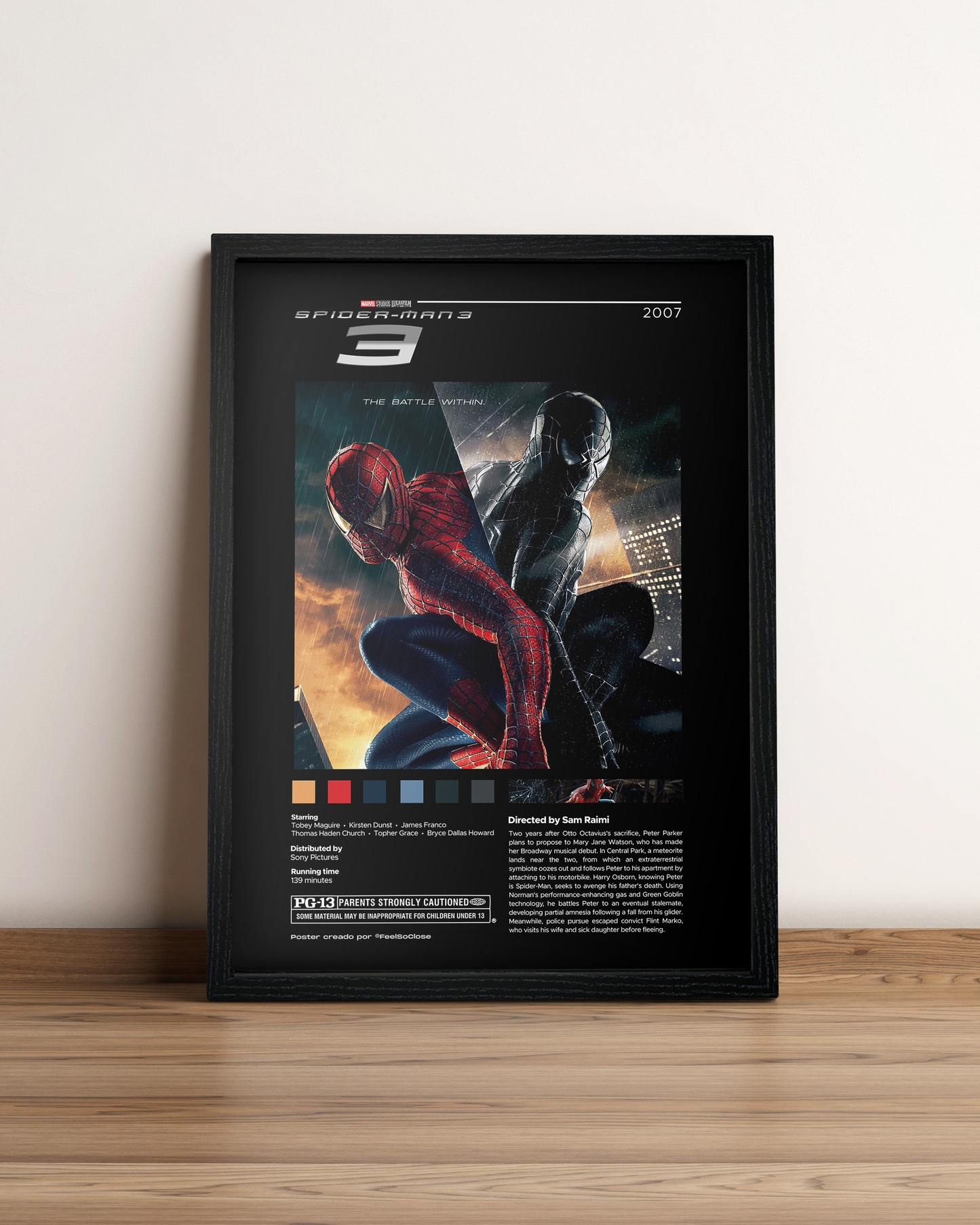 Spider-man 3 - Cuadro Película