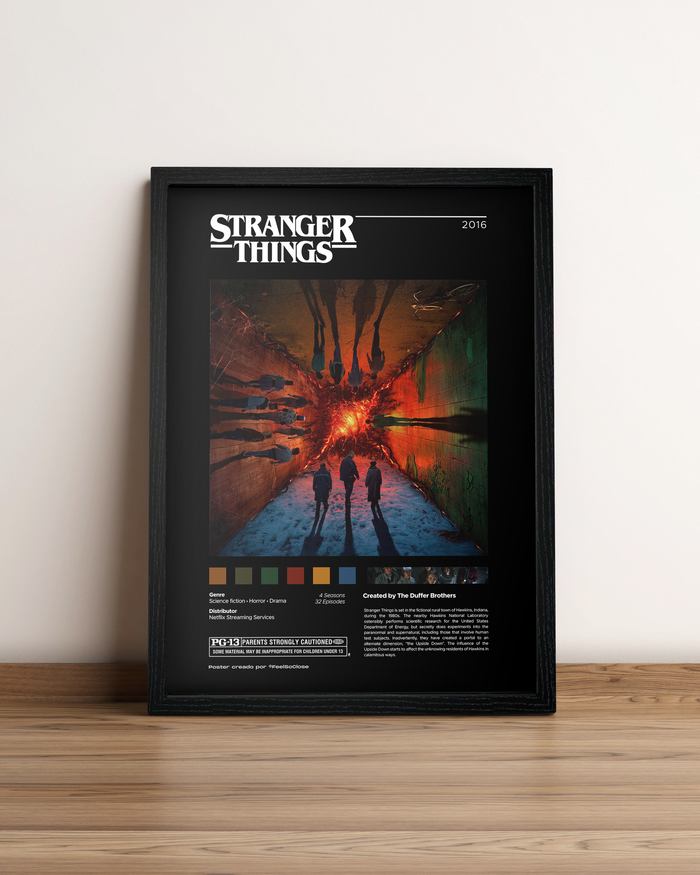 Stranger Things - Cuadro Serie #4