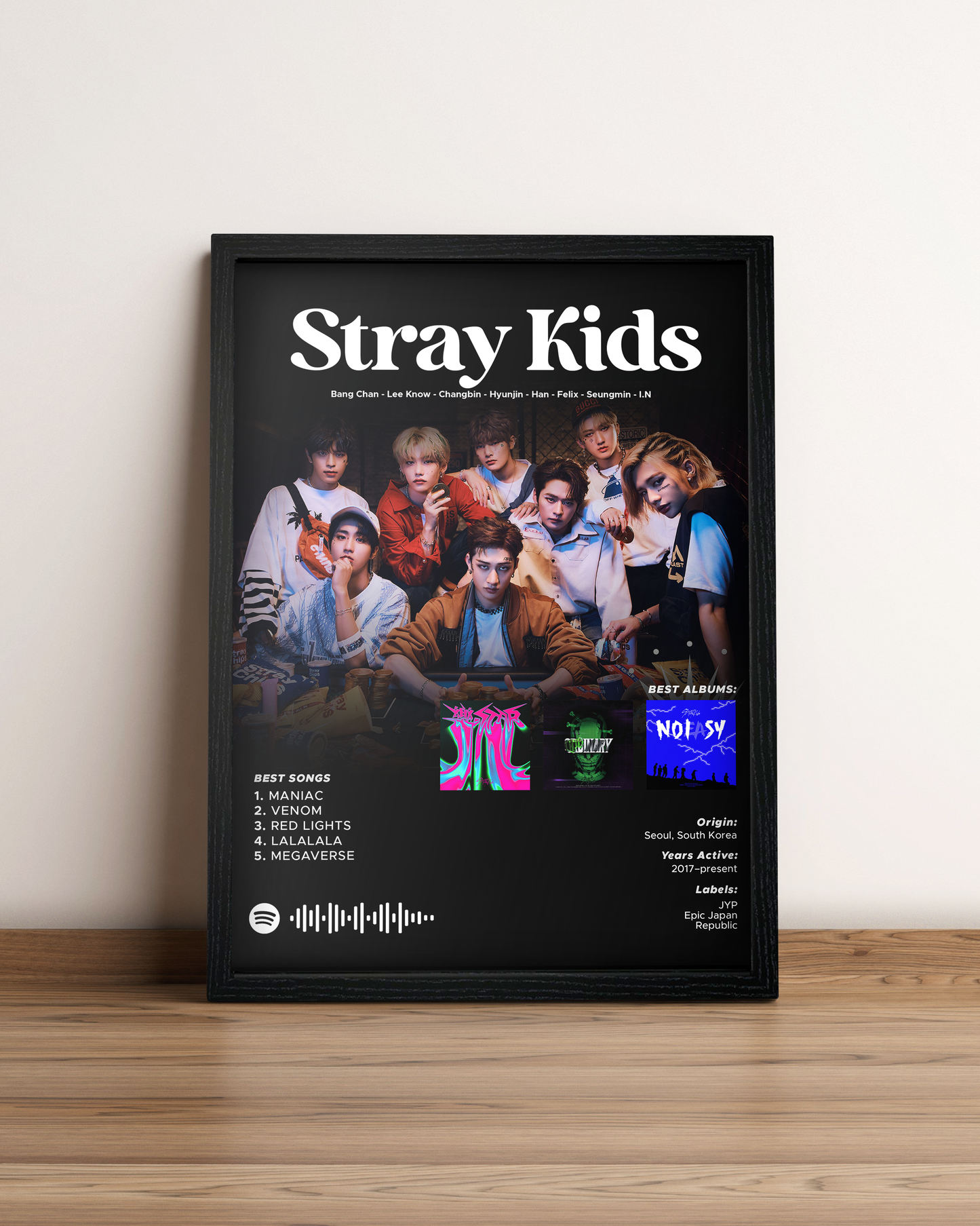 Stray Kids - Cuadro Artista