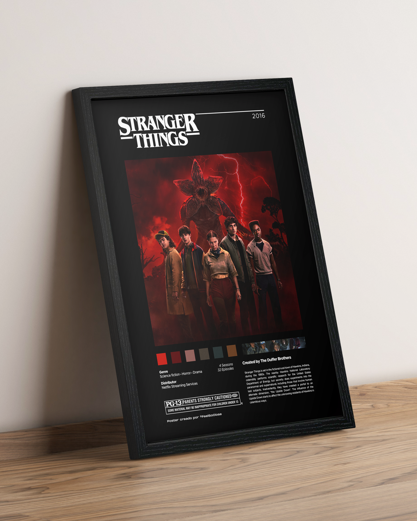 Stranger Things - Cuadro Serie #7