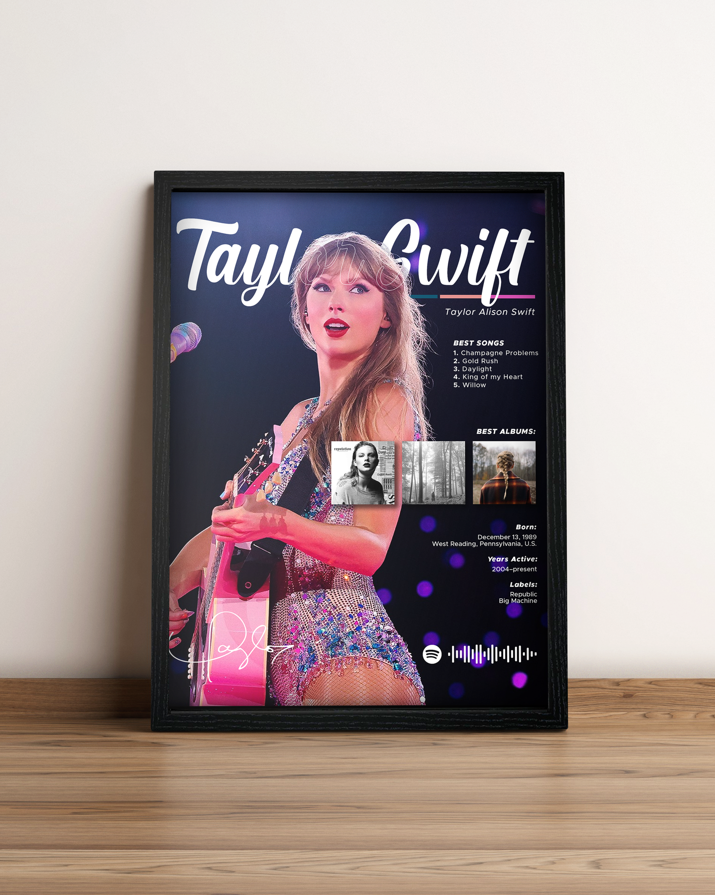 Taylor Swift - Cuadro Artista #3