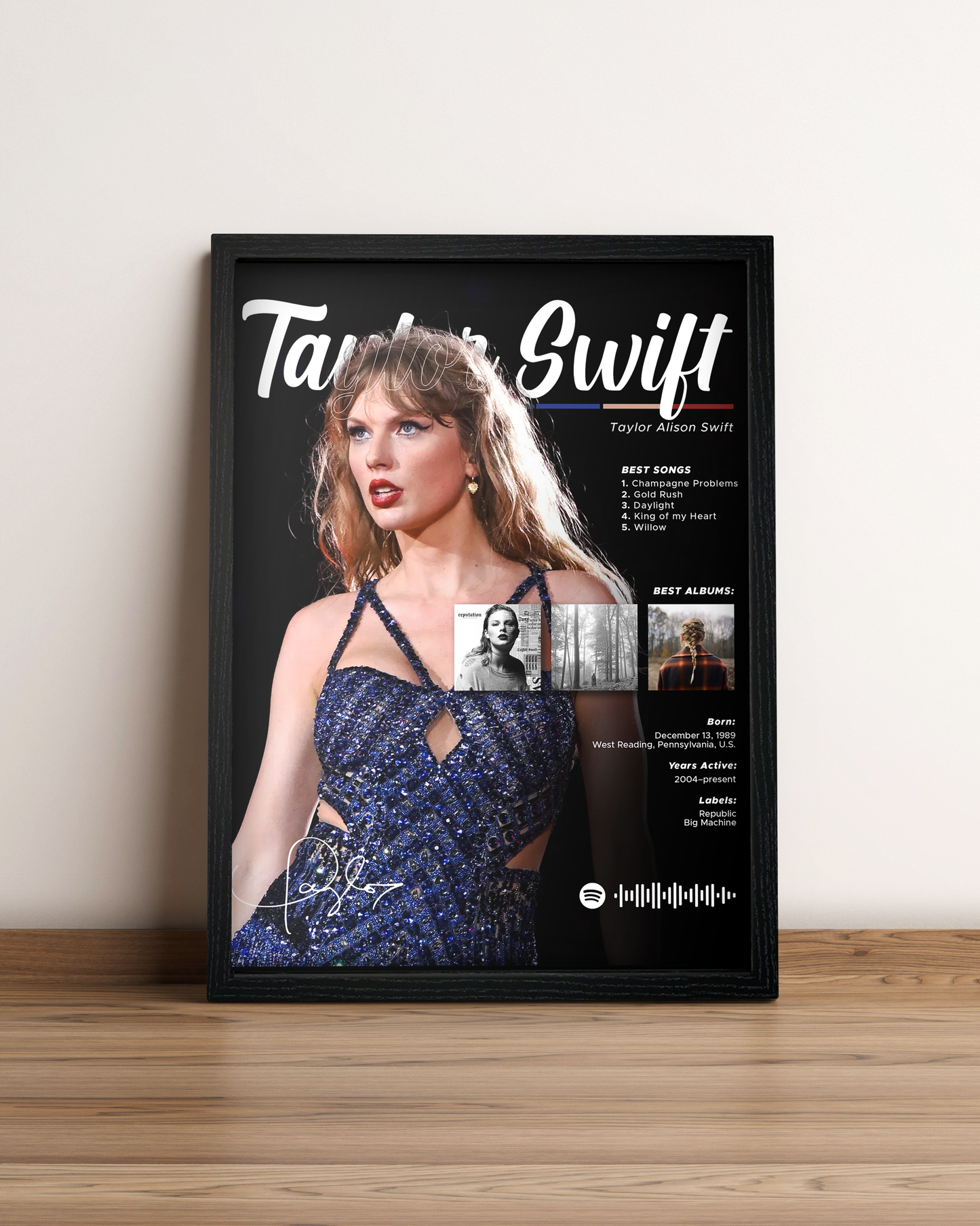 Taylor Swift - Cuadro Artista #5