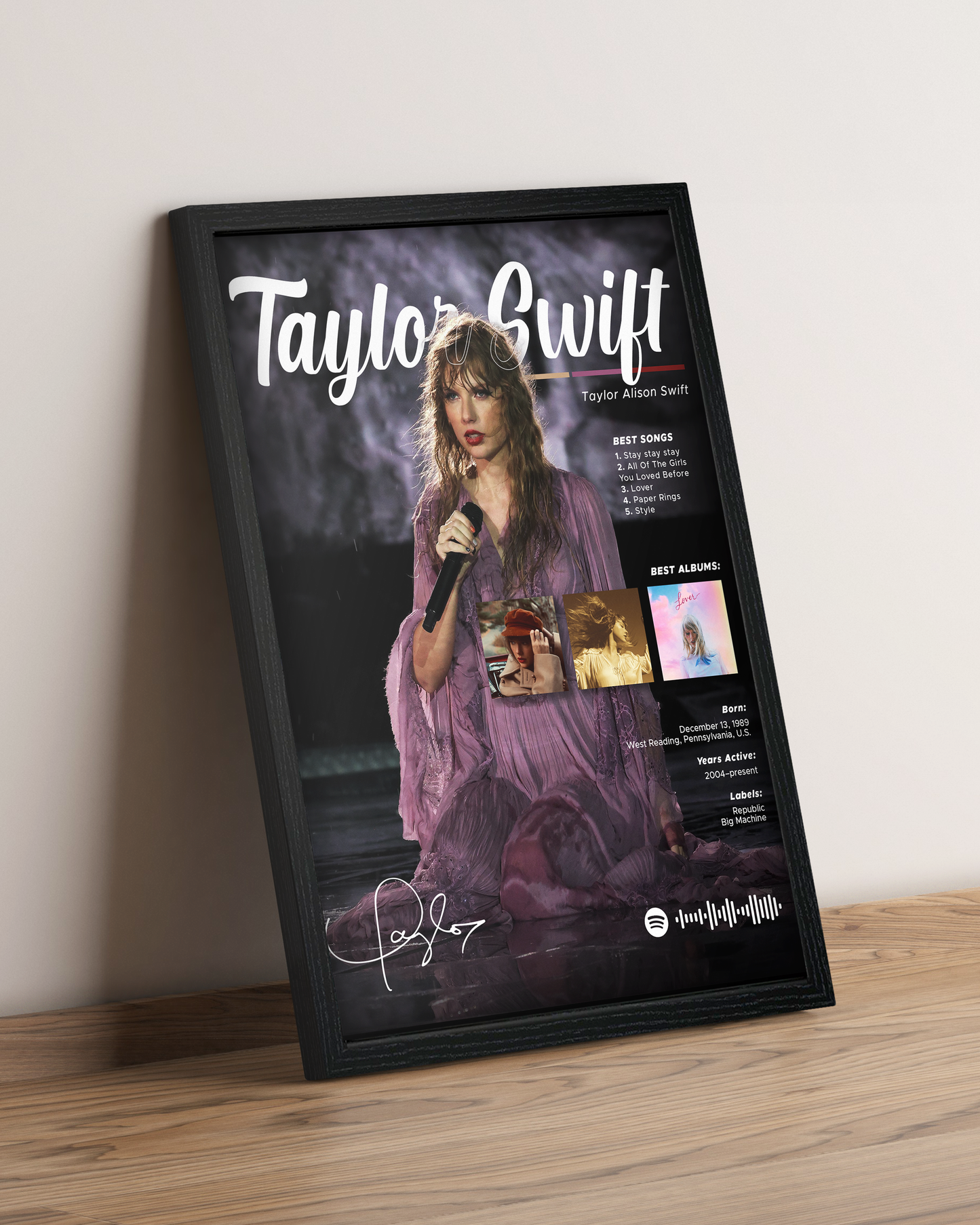 Taylor Swift - Cuadro Artista #4