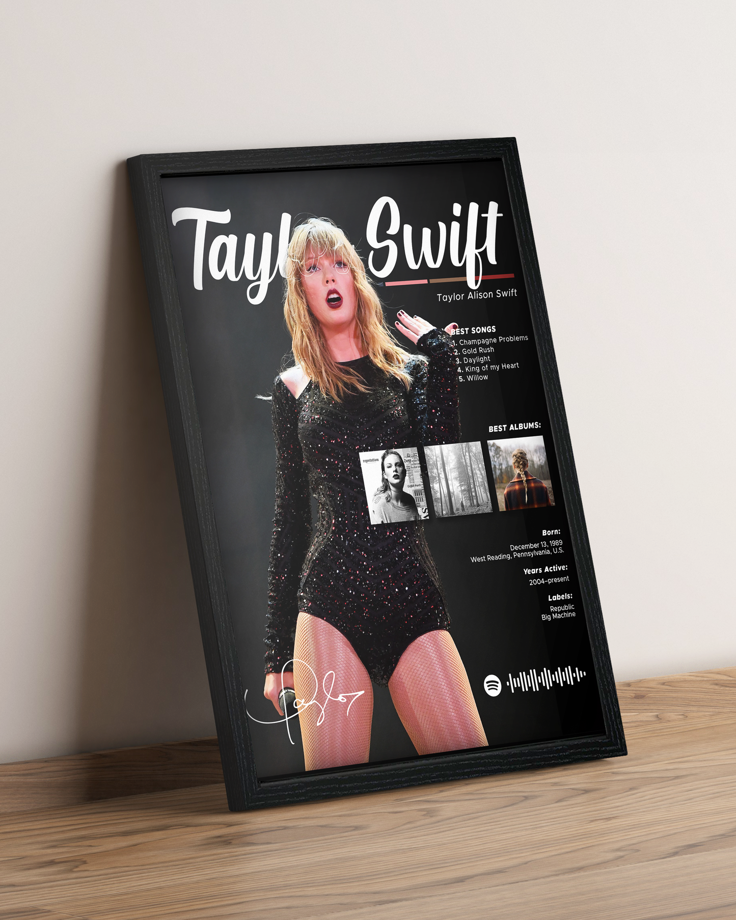 Taylor Swift - Cuadro Artista #2